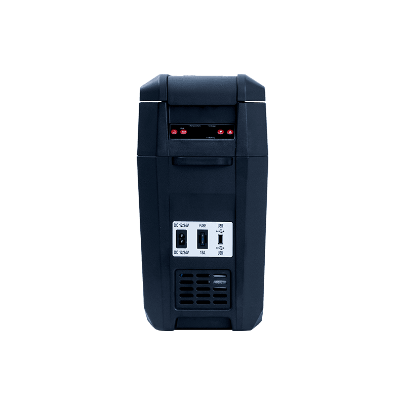 SnoMaster 12L Plastic Mobile Fridge & Freezer DC - Black - Image 7