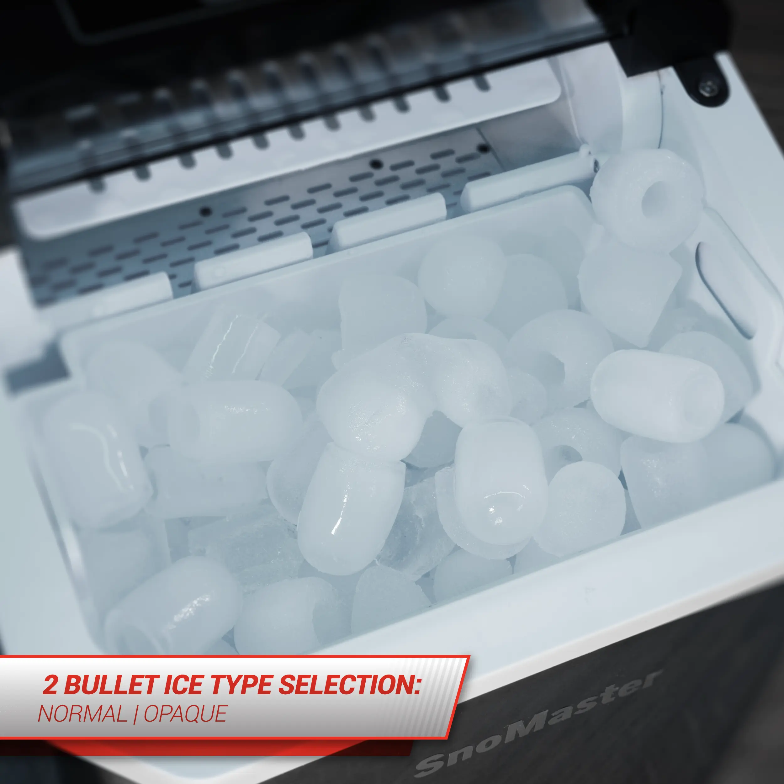 SnoMaster 12Kg/24Hr Counter-Top Bullet Type Ice-Maker - Stainless Steel - Image 7