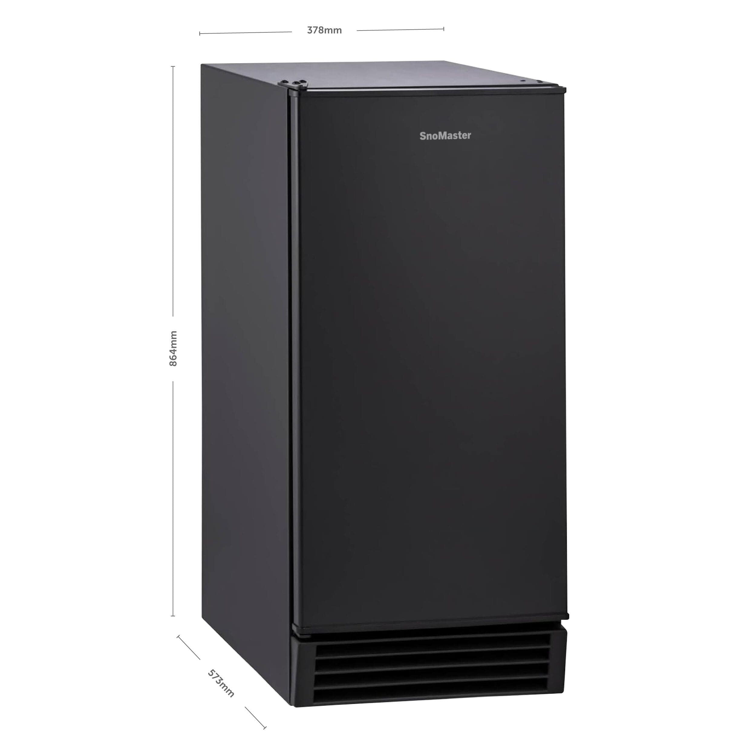 SnoMaster 30Kg/24Hr Plumbed-In Bullet Type Ice-Maker - Black - Image 7