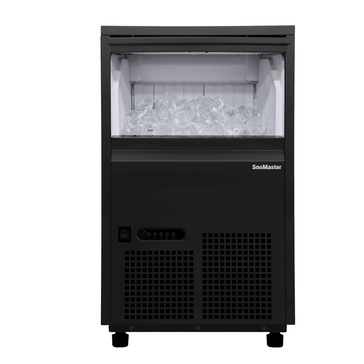 SnoMaster 26Kg/24Hr Plumbed-In Gourmet Type Ice-Maker - Black