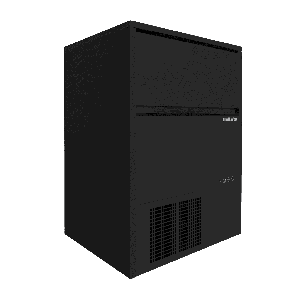 SnoMaster 45Kg/24Hr Plumbed-In Gourmet Type Ice-Maker - Black