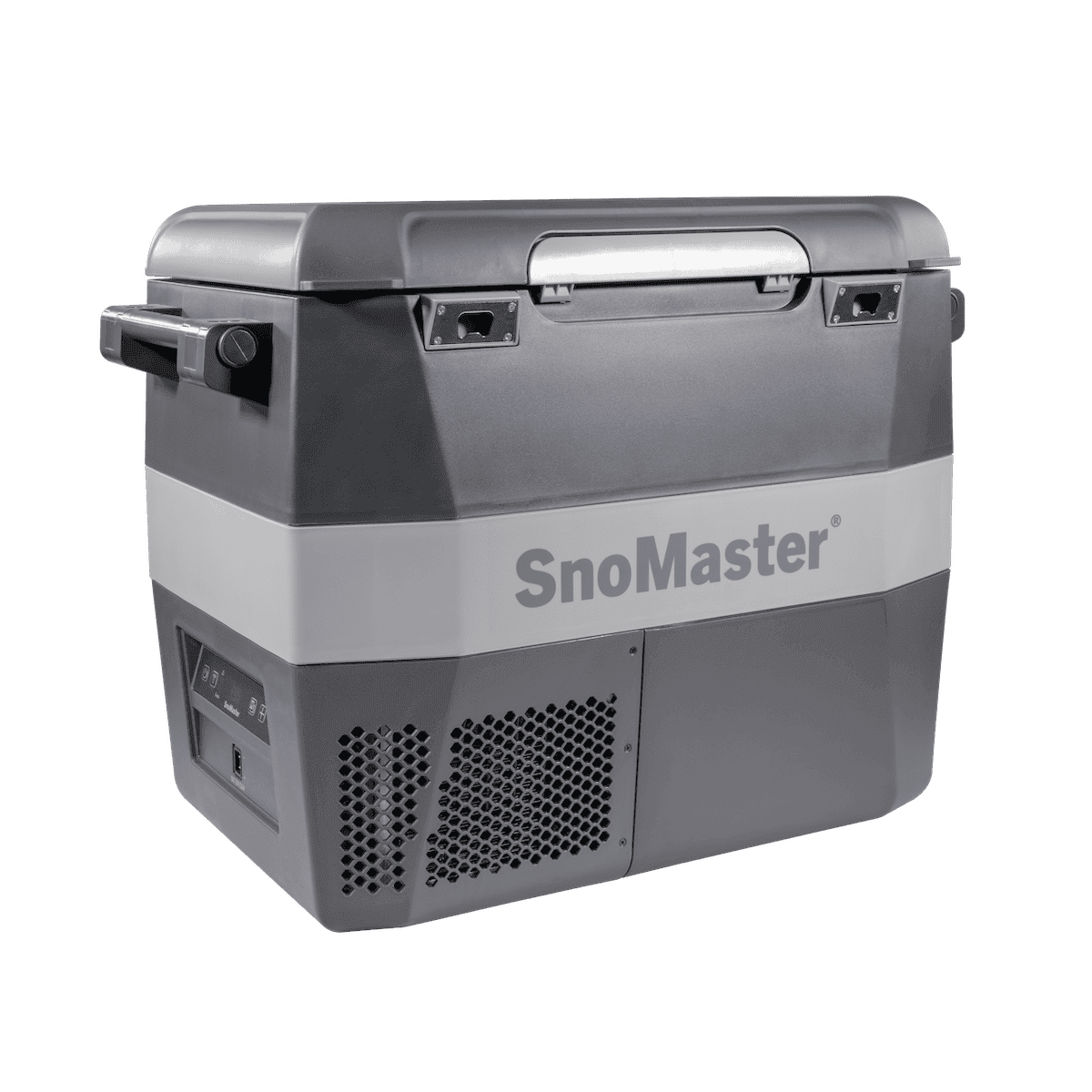 SnoMaster 54L Plastic Mobile Fridge & Freezer DC With 220V Power Adapter - Grey