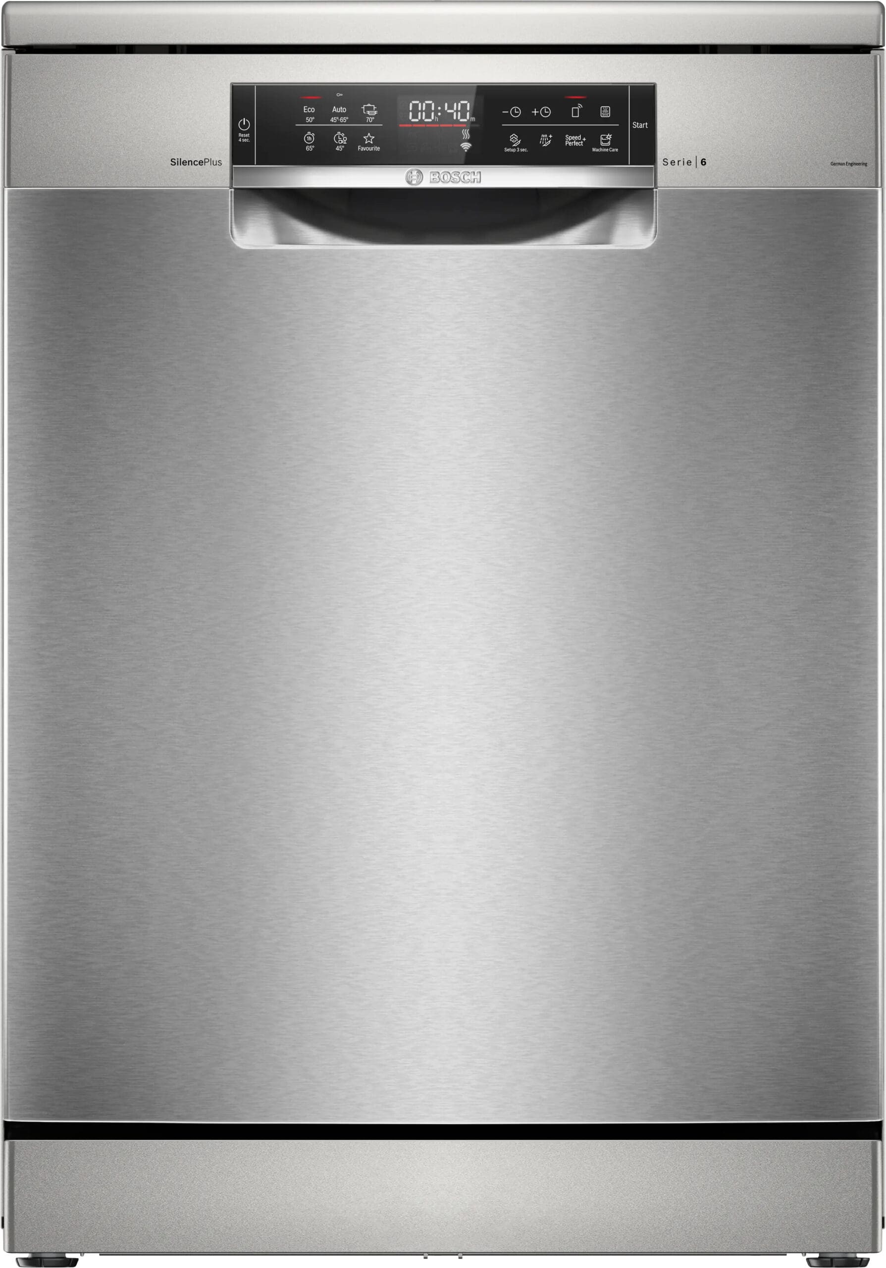 Bosch SMS6EMI10Z Serie 6 6.7L Silver Inox Dishwasher