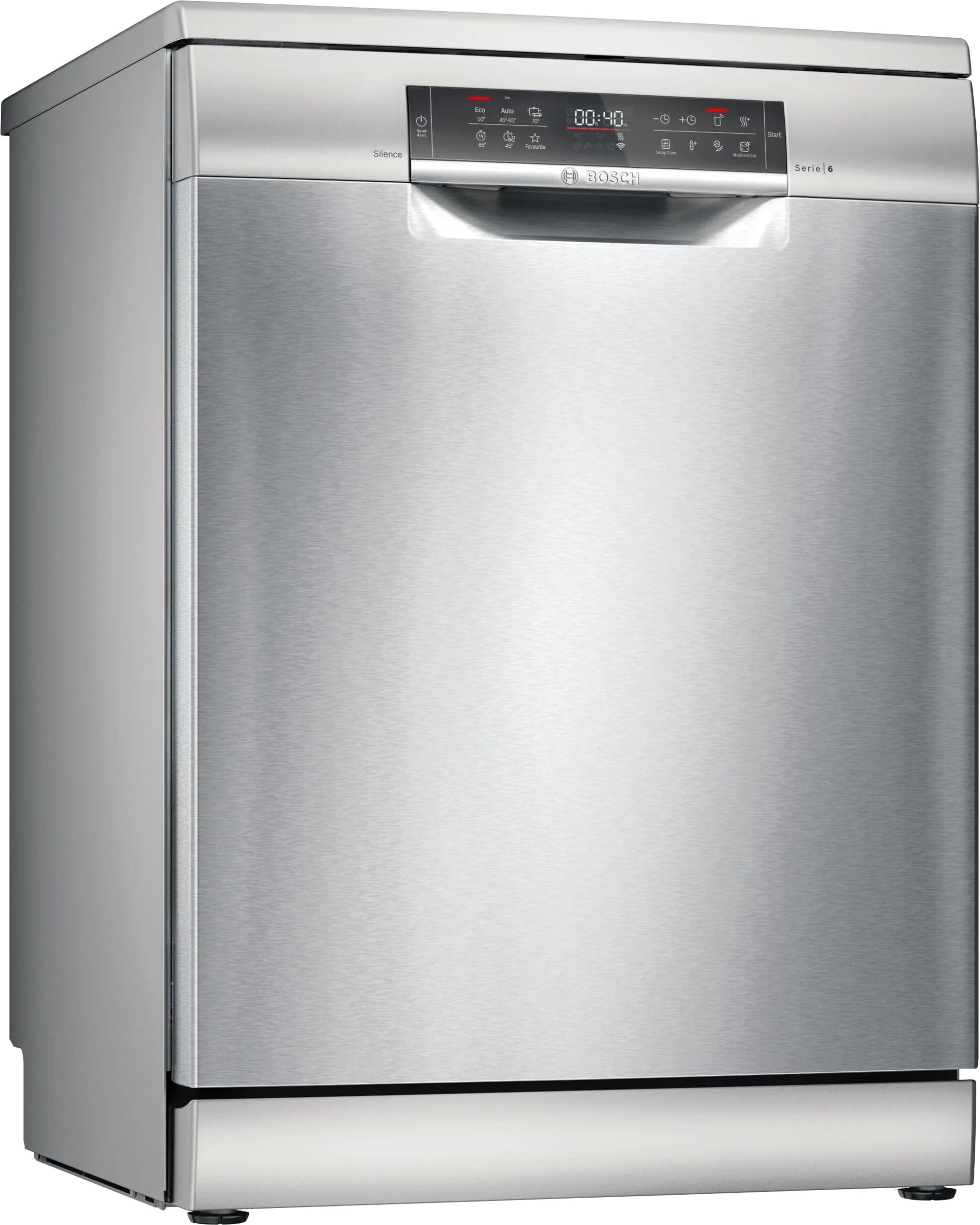 Bosch SMS6HMI04Z Serie 6 13 Place Silver Inox Home Connect Dishwasher