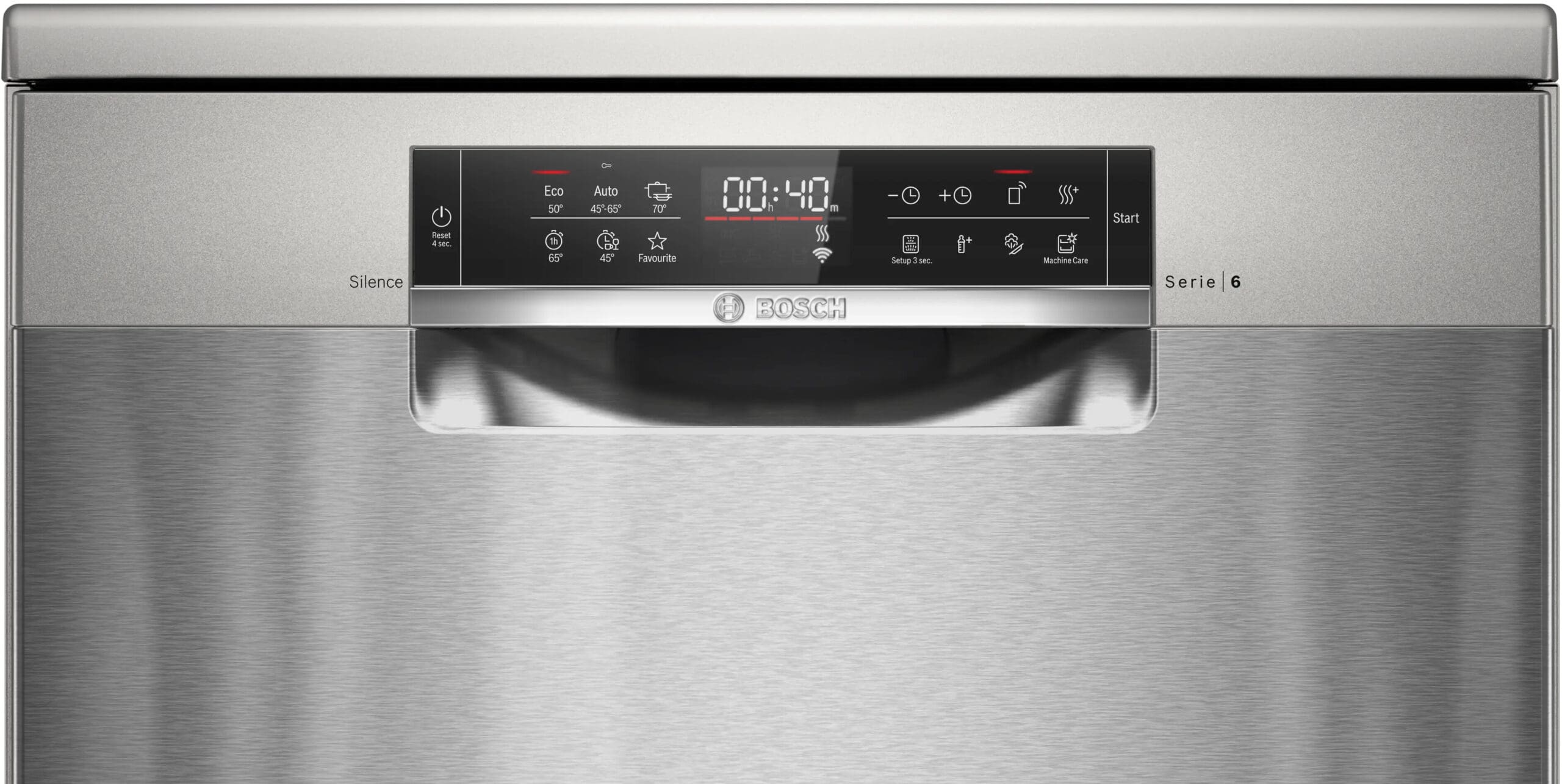 Bosch SMS6HMI04Z Serie 6 13 Place Silver Inox Home Connect Dishwasher - Image 3