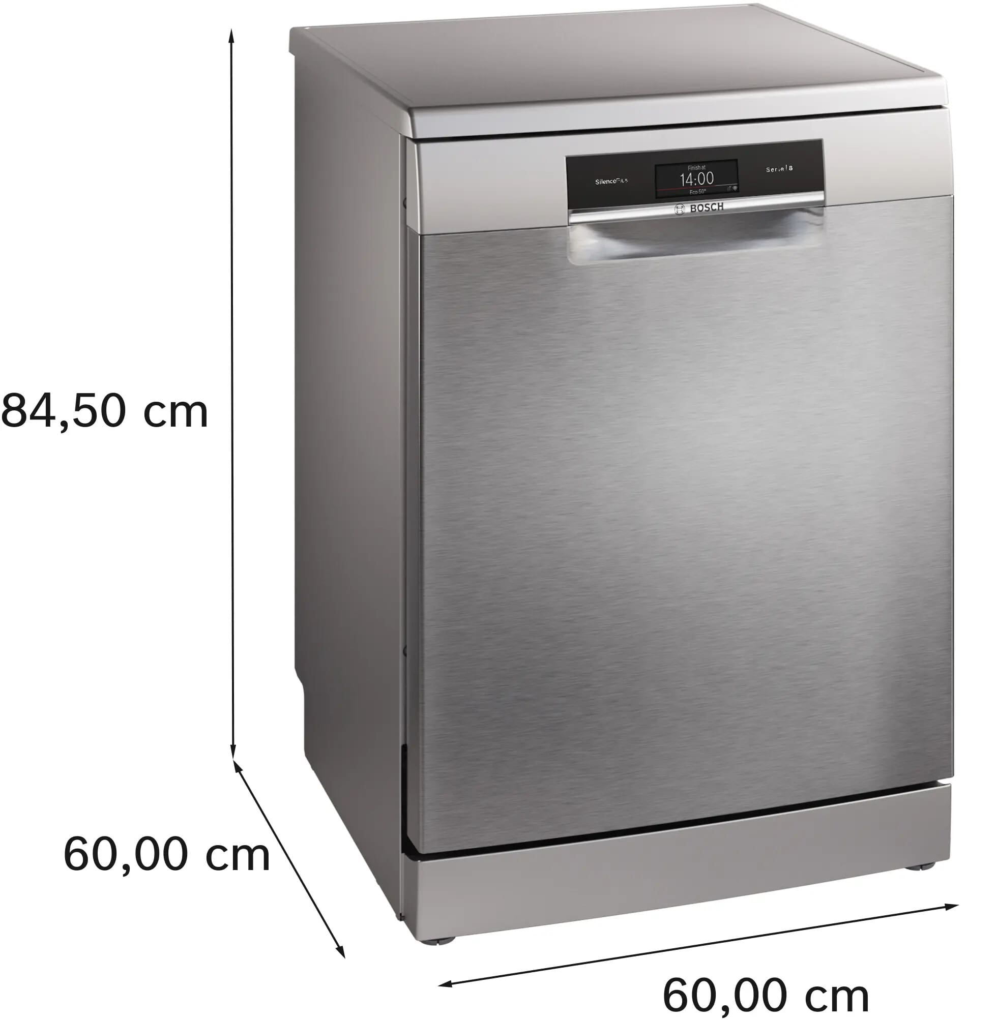 Bosch SMS8ECI02Z Serie 8 60Cm Serie Silver Inox Dishwasher - Image 12
