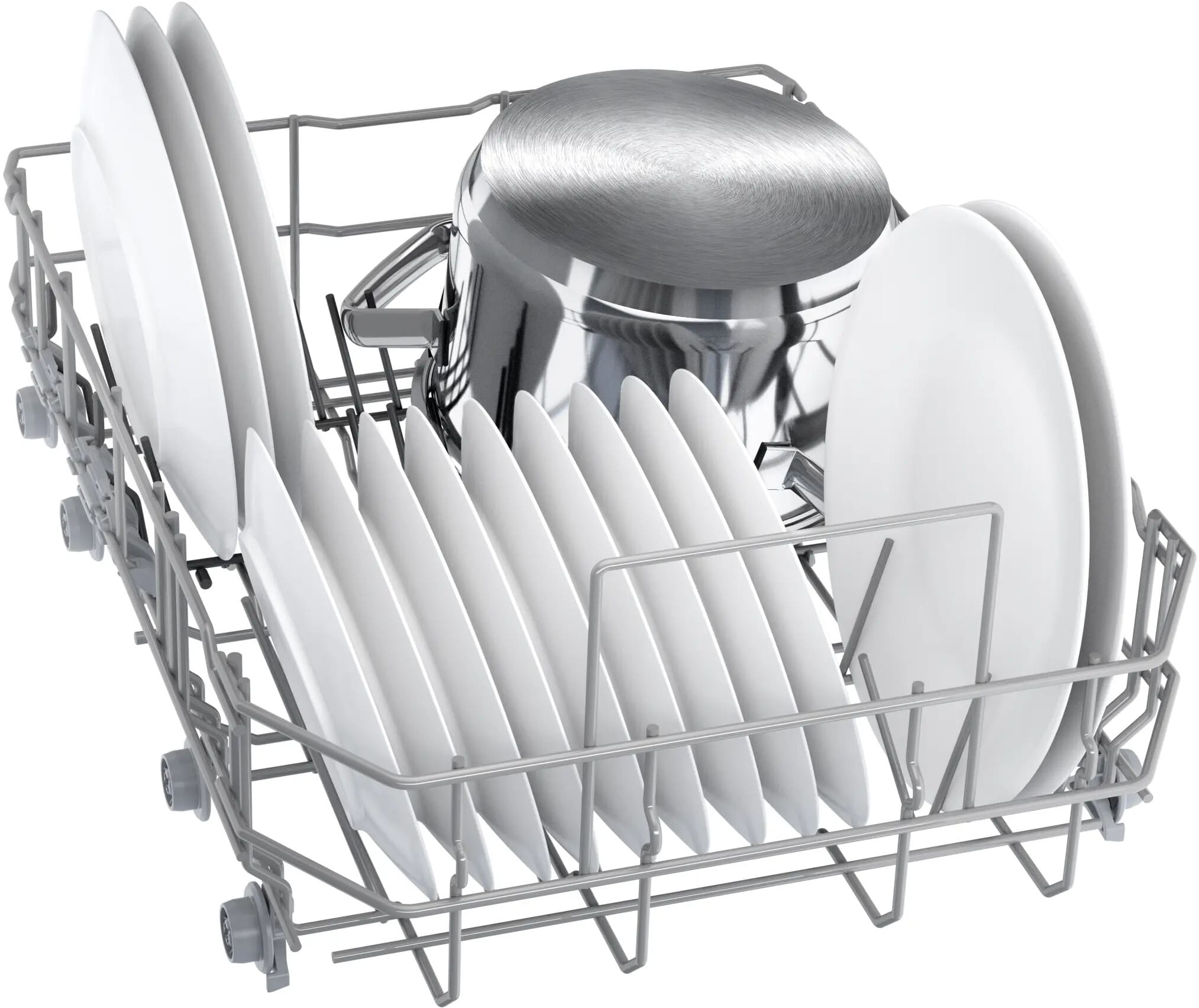 Bosch SPS4HMI3FZ 45cm Serie 4 Silver Inox Dishwasher - Image 3