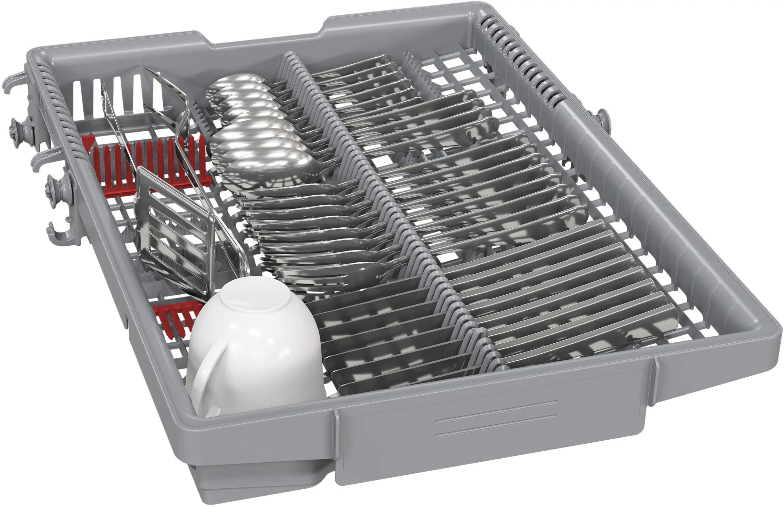 Bosch SPS4HMI3FZ 45cm Serie 4 Silver Inox Dishwasher - Image 6