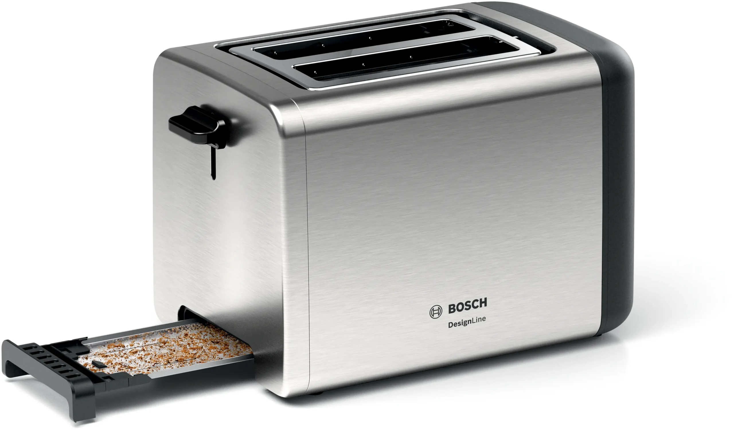 Bosch TAT3P420 DesignLine 970W 2 Slice Stainless Steel Toaster - Image 3