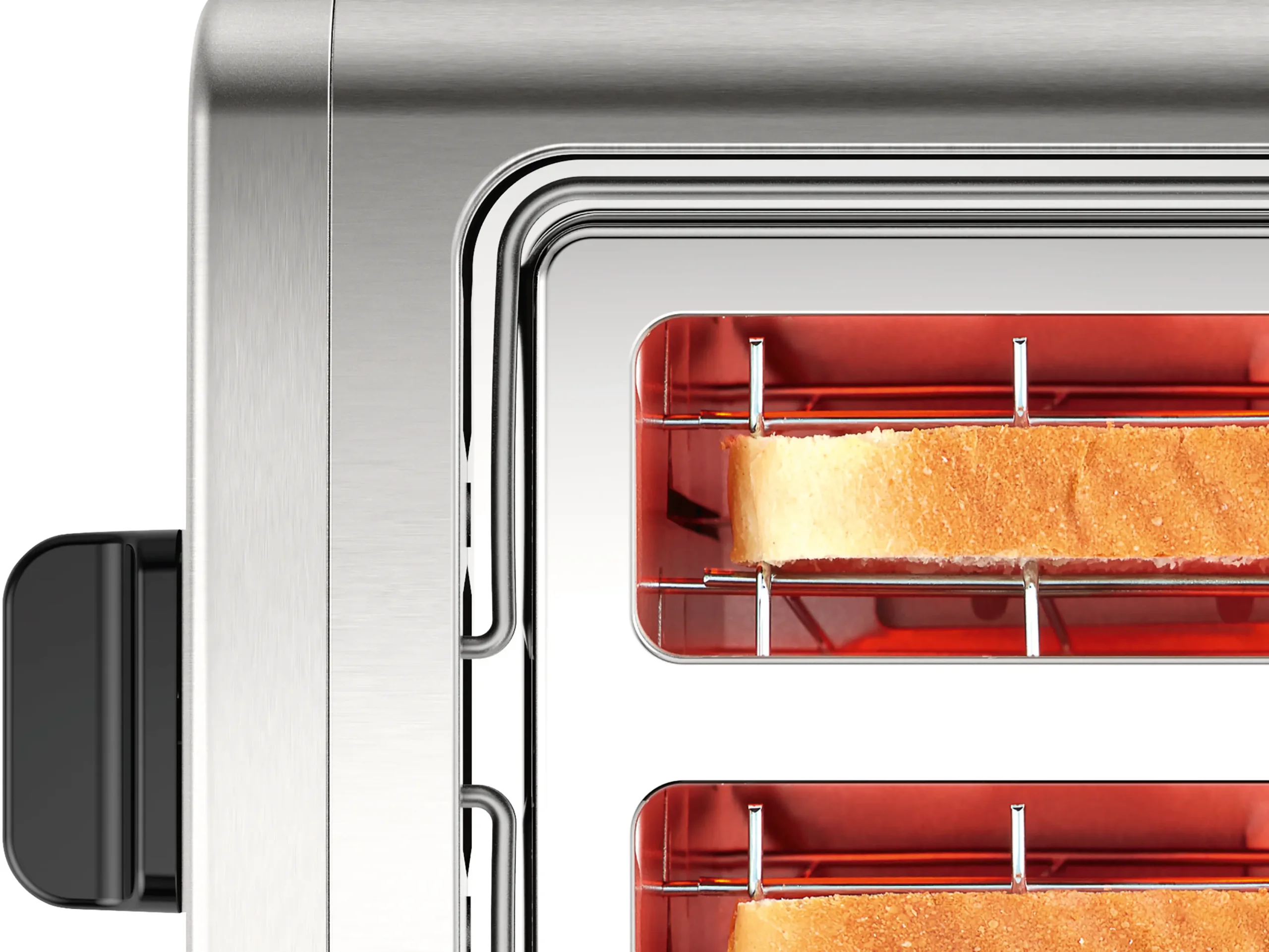 Bosch TAT3P420 DesignLine 970W 2 Slice Stainless Steel Toaster - Image 5