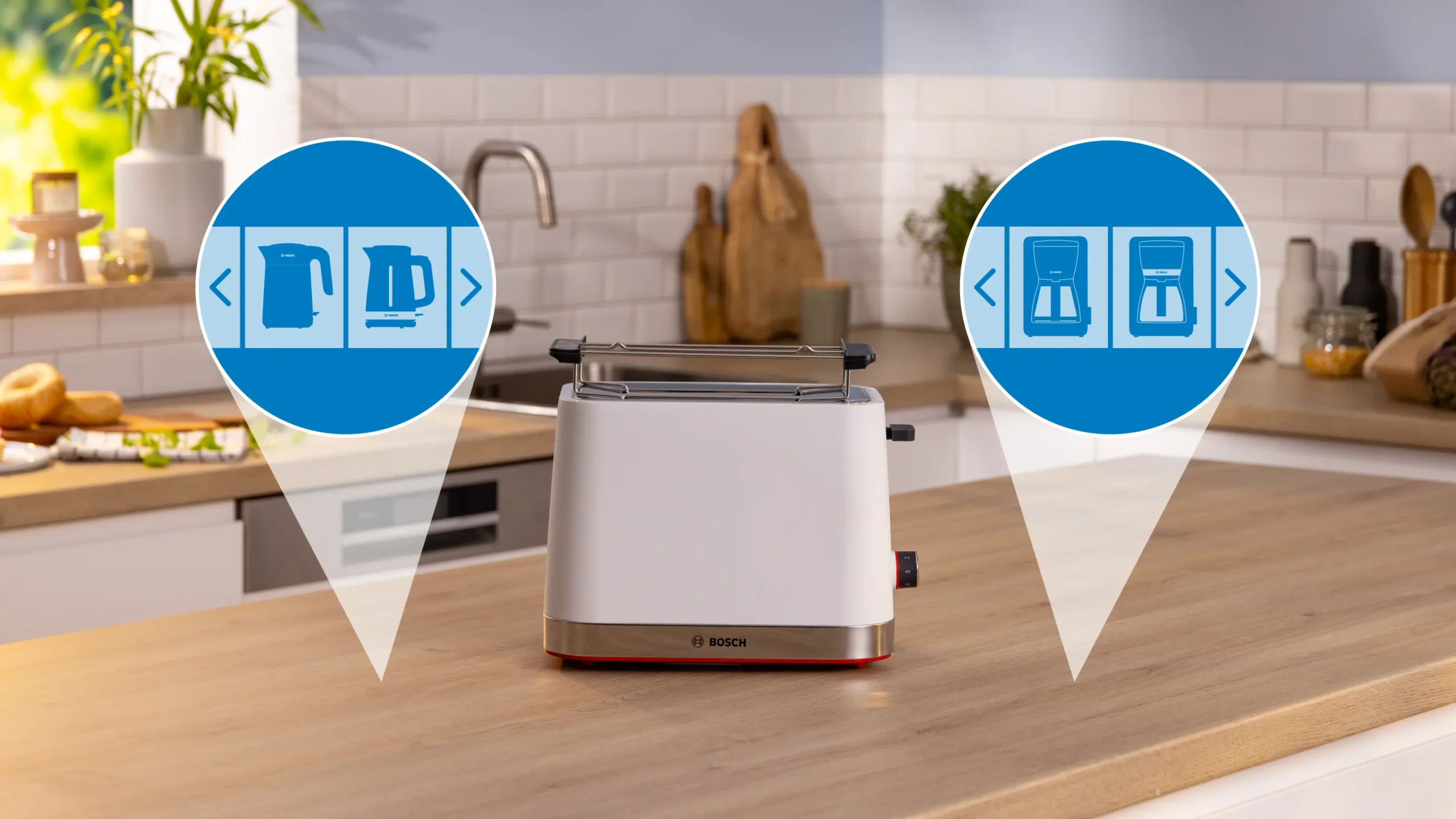 Bosch TAT4M221 My Moment Compact Toaster White - Image 4