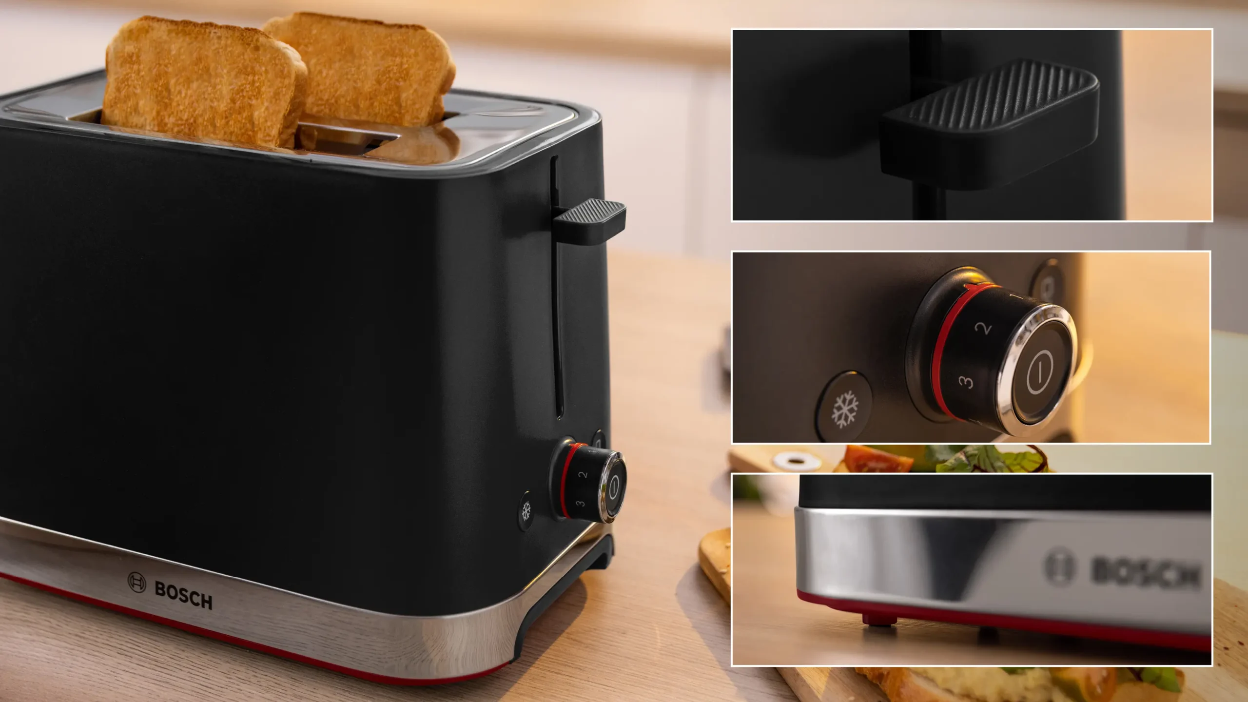 Bosch TAT4M223 My Moment Compact Toaster Black - Image 5