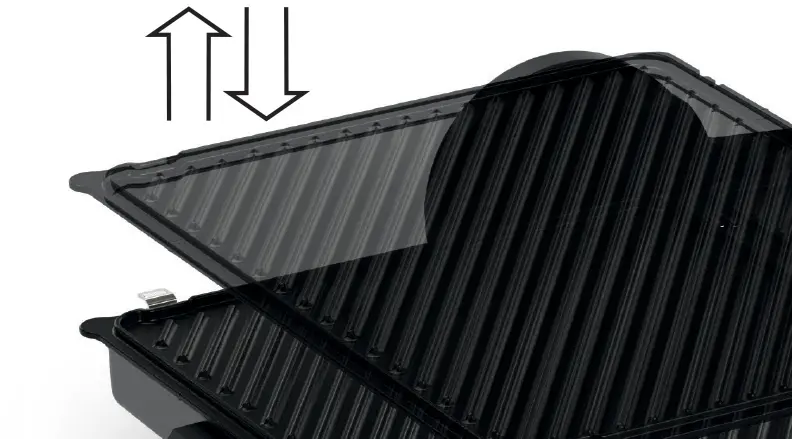Bosch TCG4215 2000W Silver Floating Hinge Contact Grill - Image 5