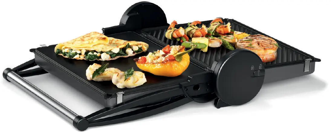 Bosch TCG4215 2000W Silver Floating Hinge Contact Grill - Image 6