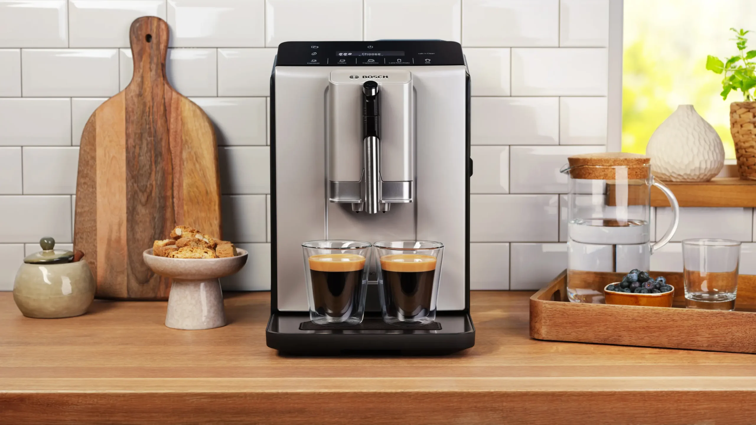 Bosch TIE20301 Automatic Espresso Machine 1300W Pressure 15bar With Grinder Silver - Image 6