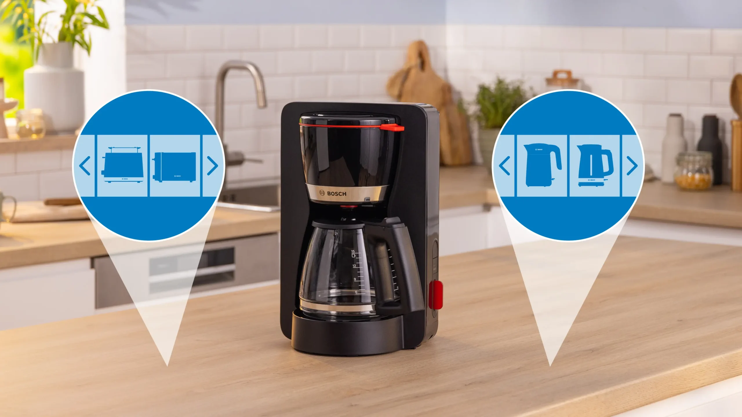 Bosch TKA4M233 My Moment 1200W Coffee Maker Black - Image 5