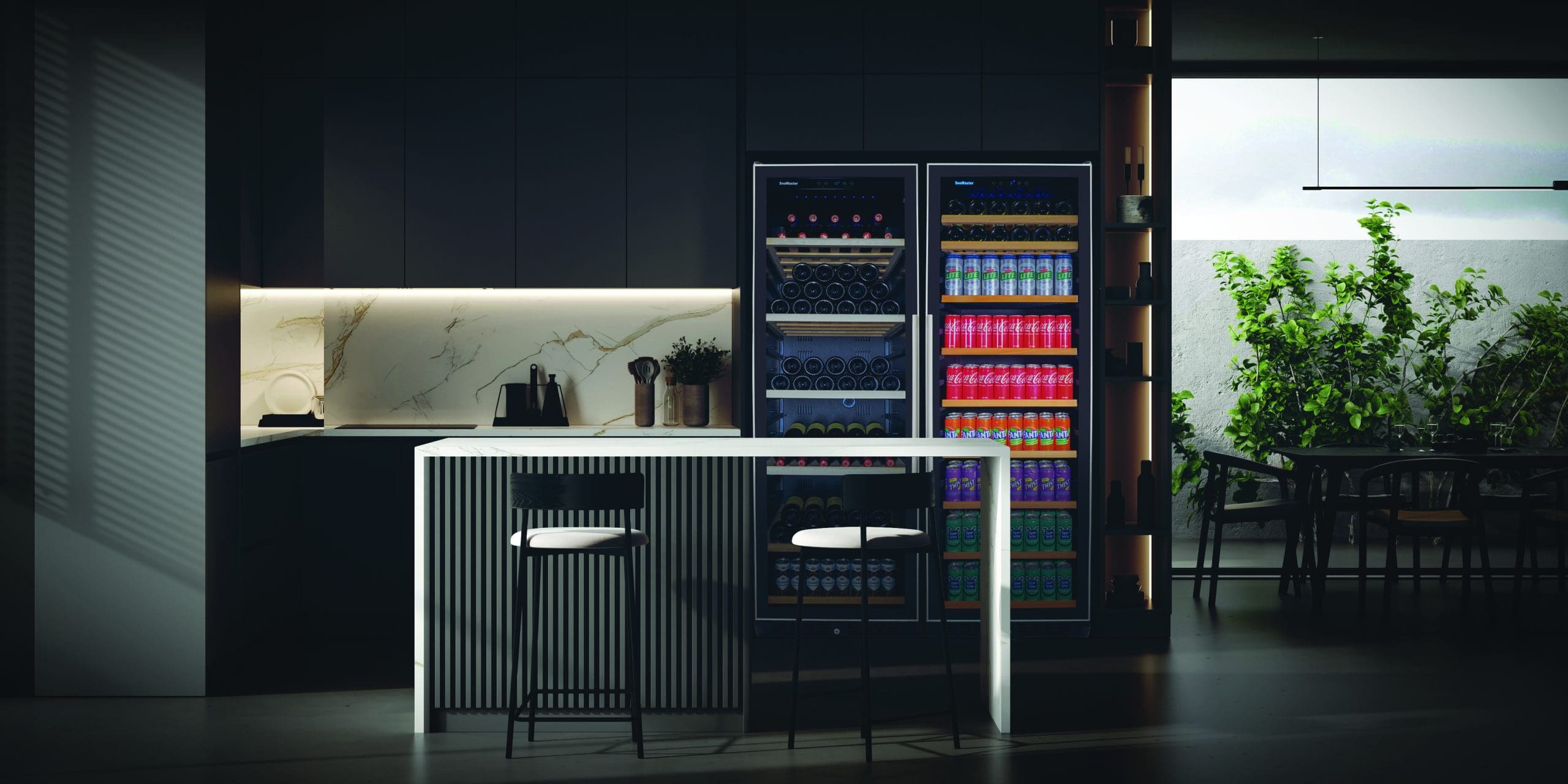 SnoMaster SMBC-407W 19 Bottle Single Zone Wine Chiller - Image 7