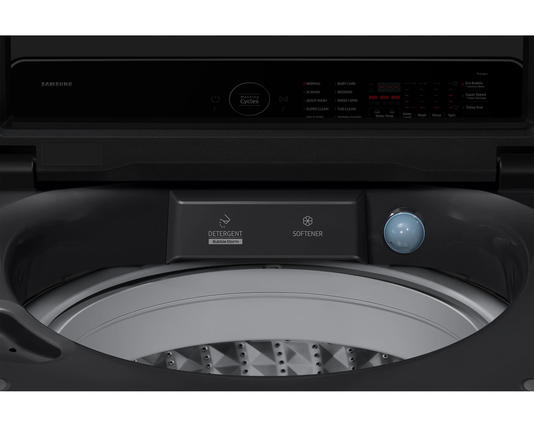 Samsung WA80F18S8CFA 17.5kg AI Deep Charcoal Top Loader Washing Machine - Image 5