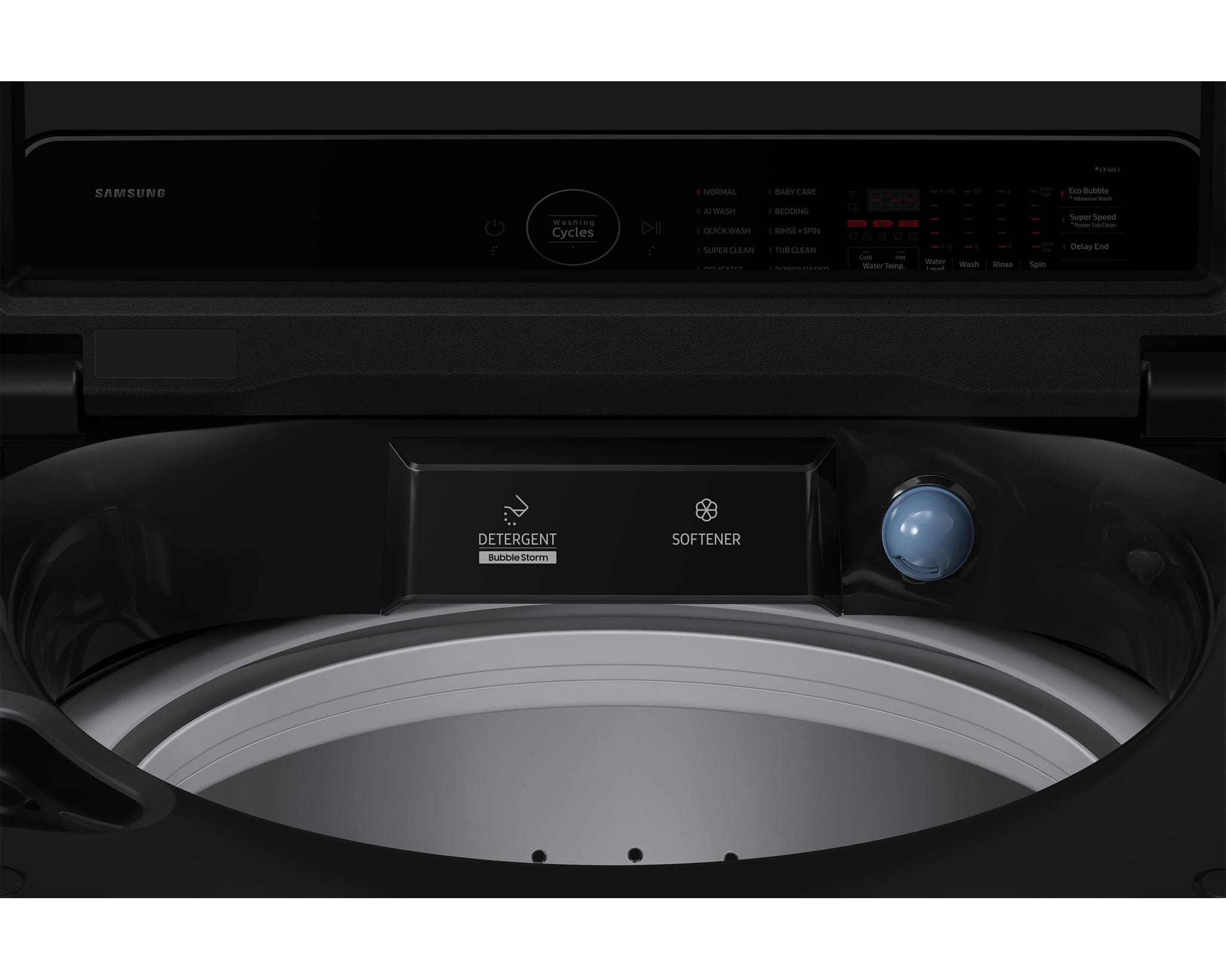 Samsung WA80F21S8BFA 21Kg AI Washing Machine Top Loader - Black Caviar - Image 5