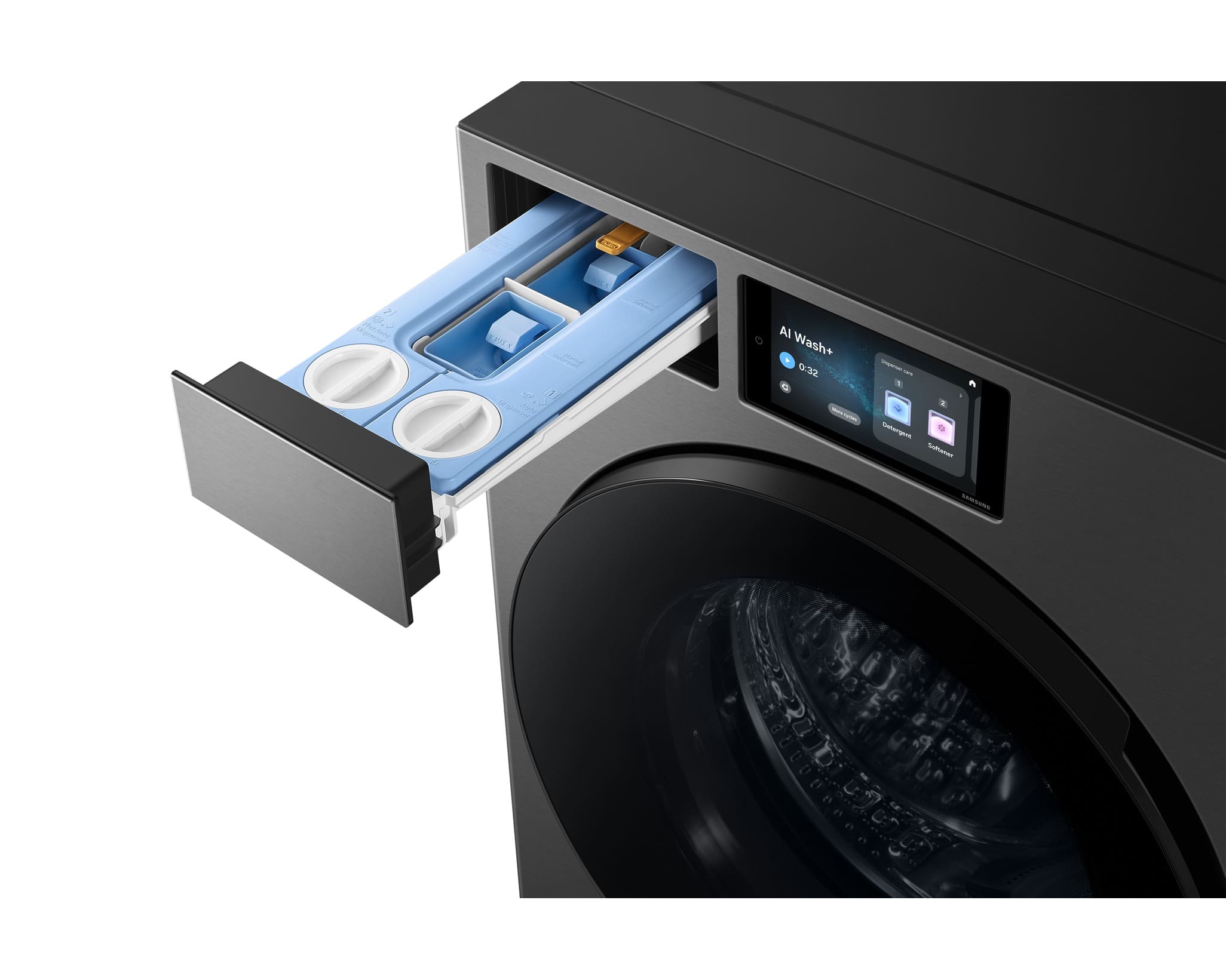 Samsung WF90F20ADSFA AI 20kg Front Loader Washing Machine Dark Steel - Image 6