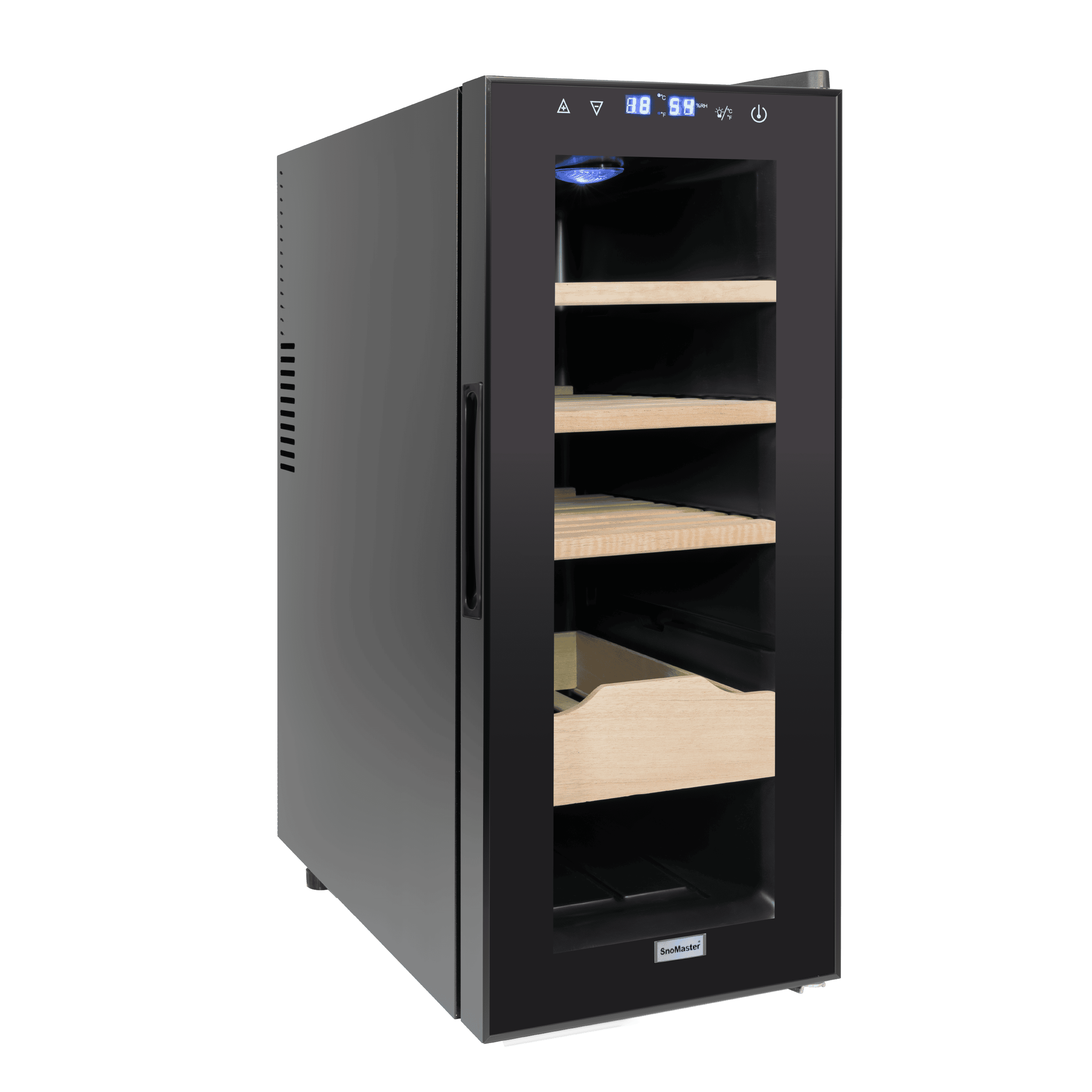 SnoMaster 35L Counter-Top Thermo Cooled Humidor - Black - Image 2