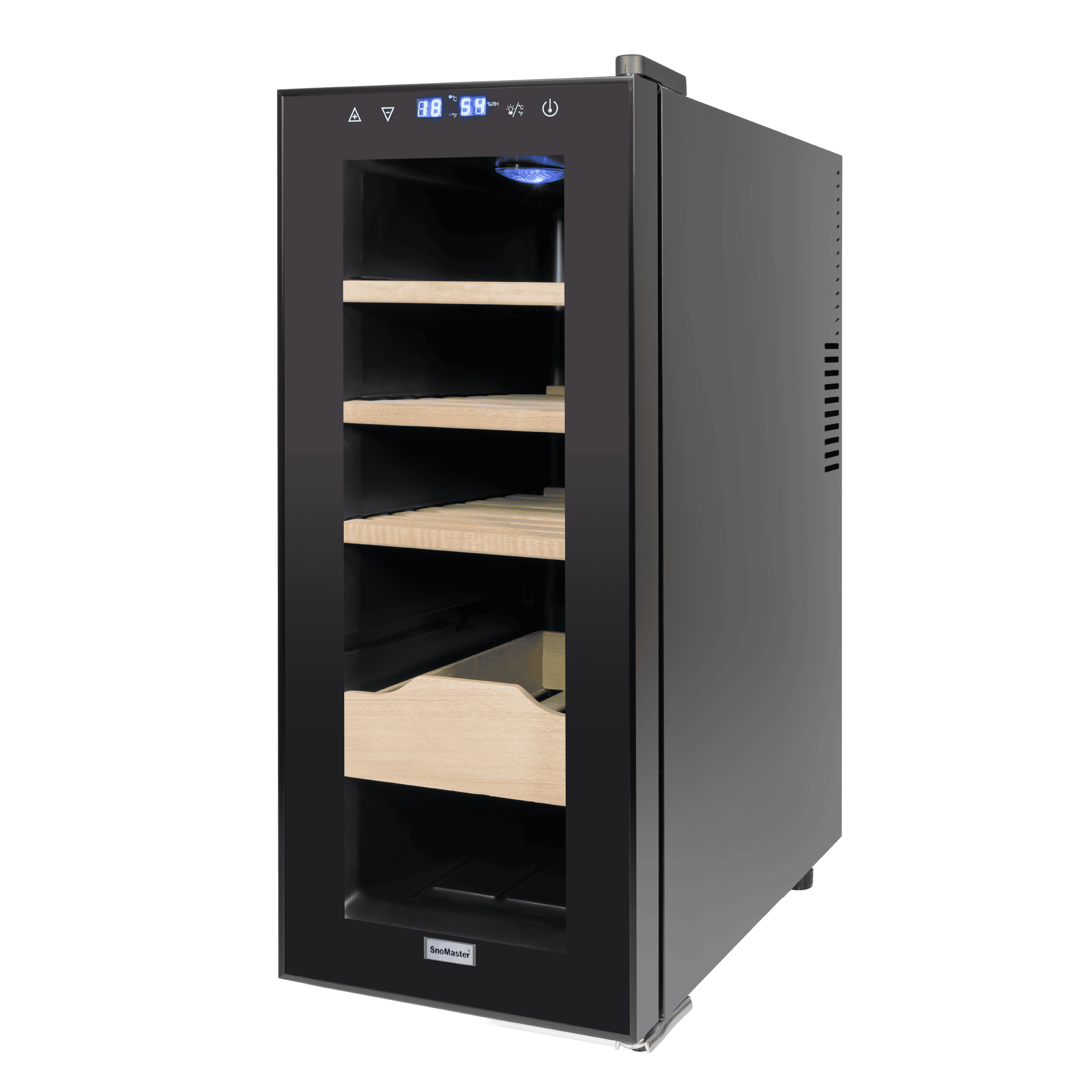 SnoMaster 35L Counter-Top Thermo Cooled Humidor - Black - Image 4