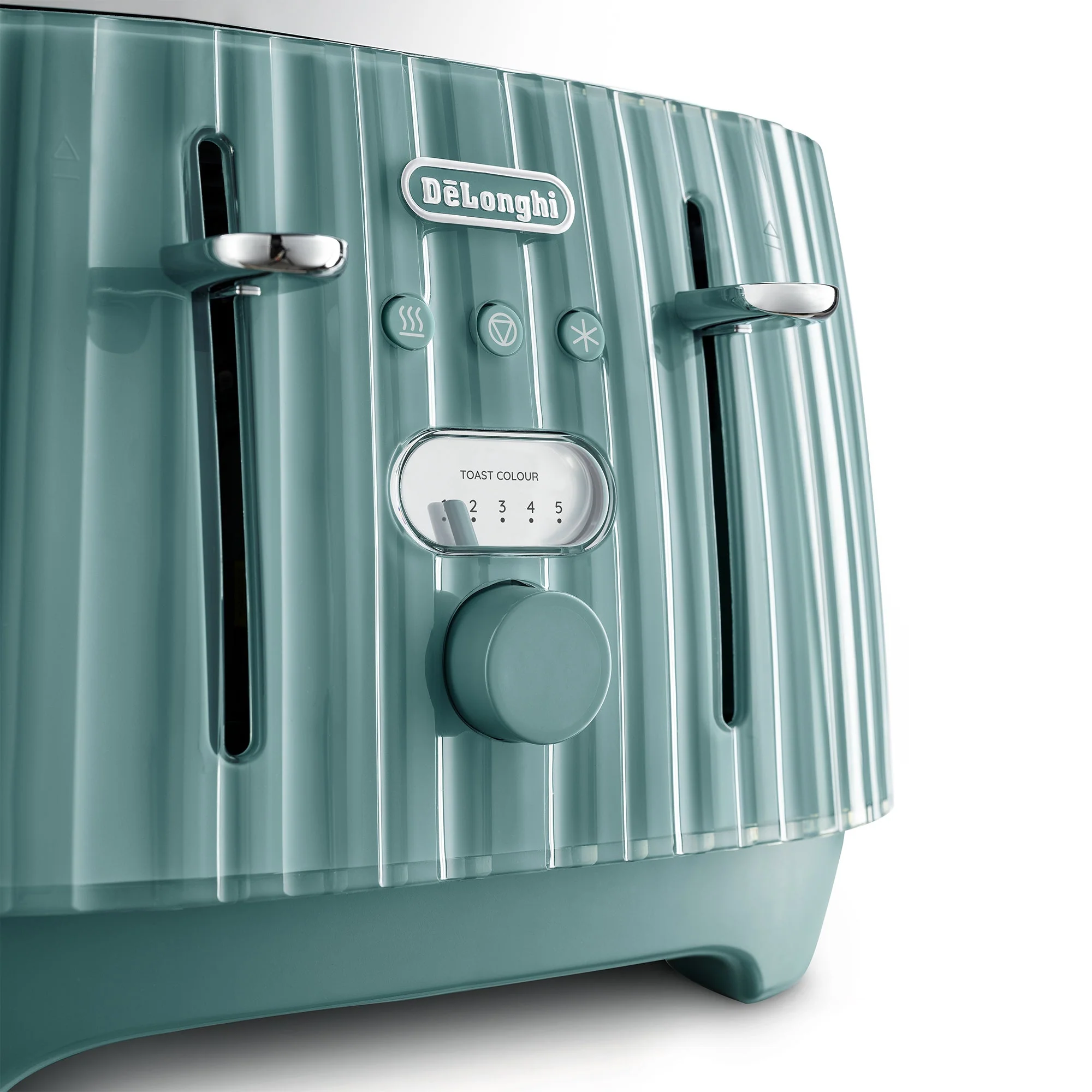 Delonghi CTD4003.GR Furnace Laguna Green Ballerina 4 Slice Toaster - Image 2