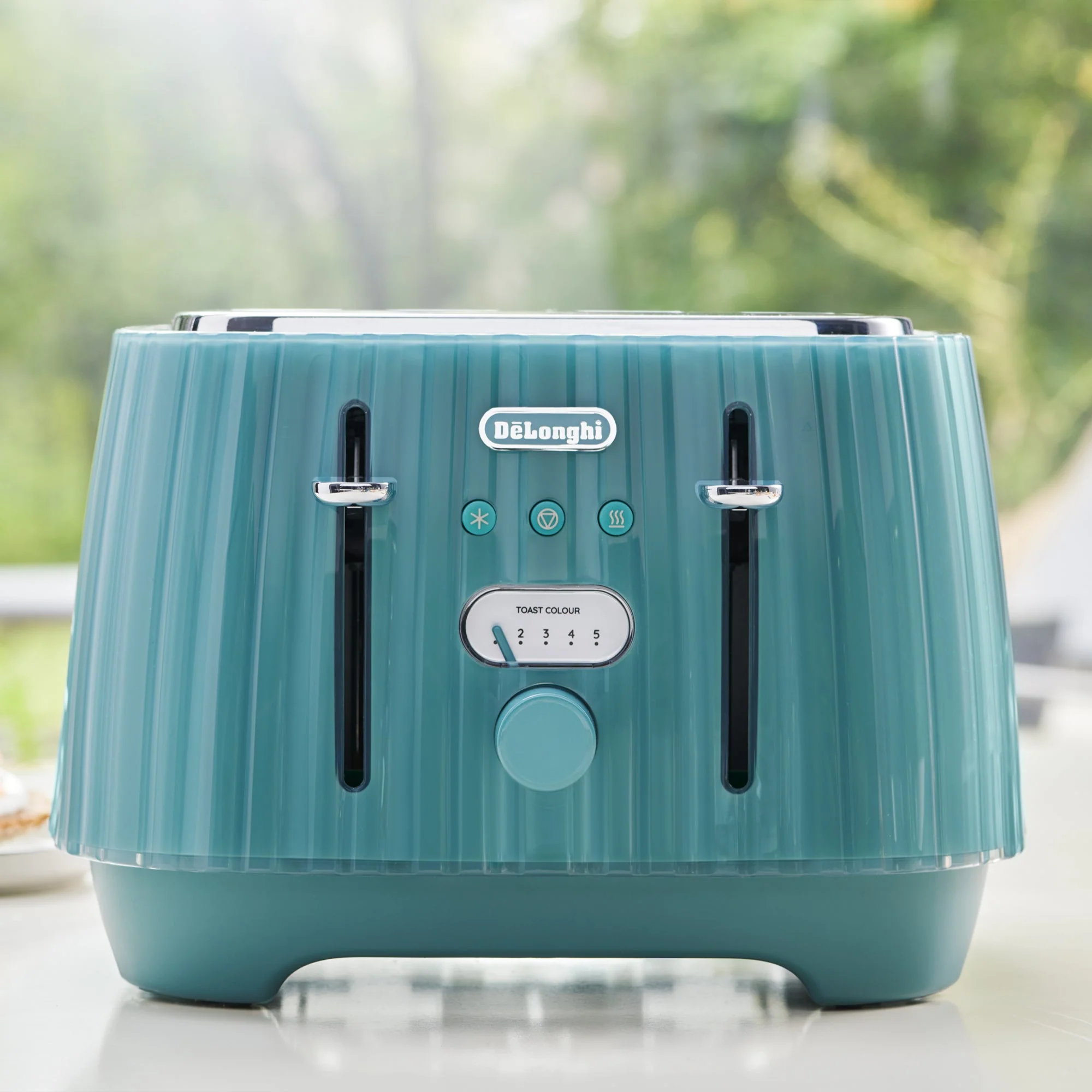 Delonghi CTD4003.GR Furnace Laguna Green Ballerina 4 Slice Toaster - Image 5