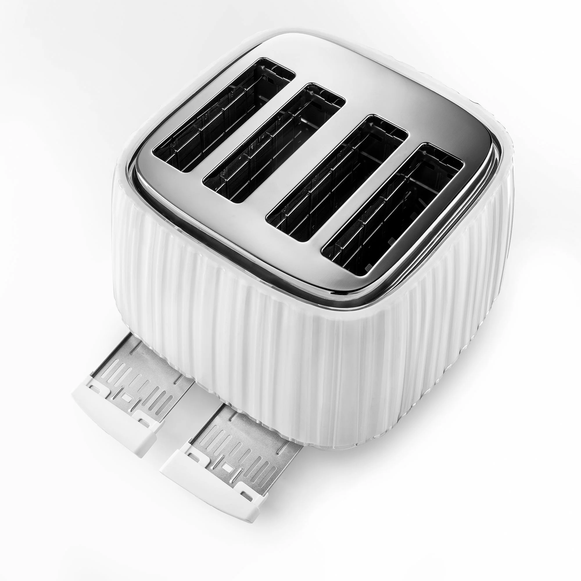 Delonghi CTD4003.W Furnace White Ballerina 4 Slice Toaster - Image 3