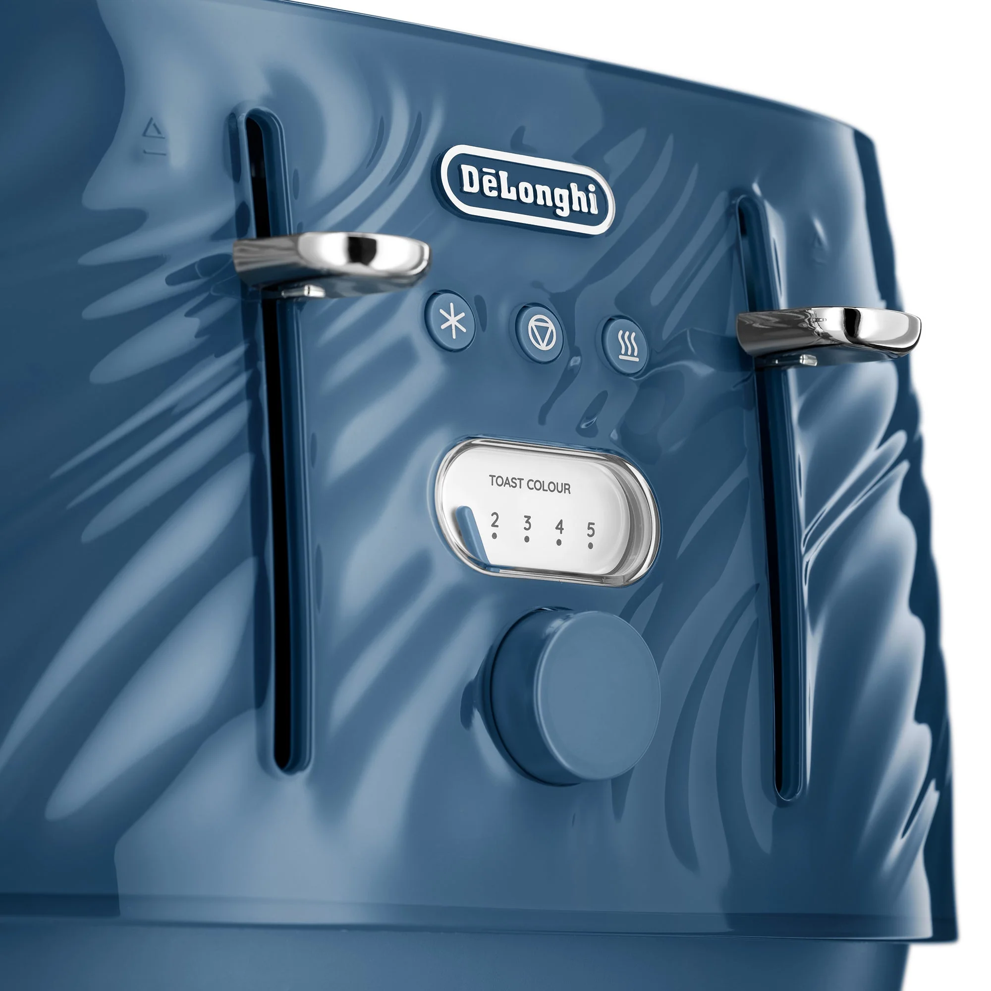 Delonghi ZA0230040023 Ballerina Seta 4 Slice Toaster Silk Blue - Image 2