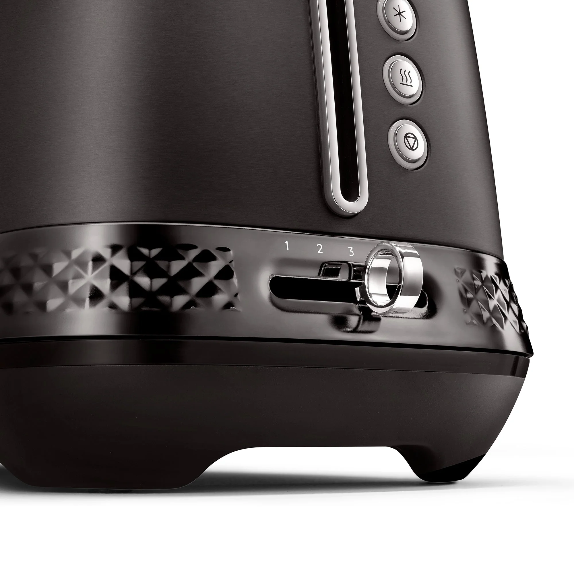 Delonghi ZA0230120148 Diadema Long Slot 4 Slice Toaster Black Metal - Image 2