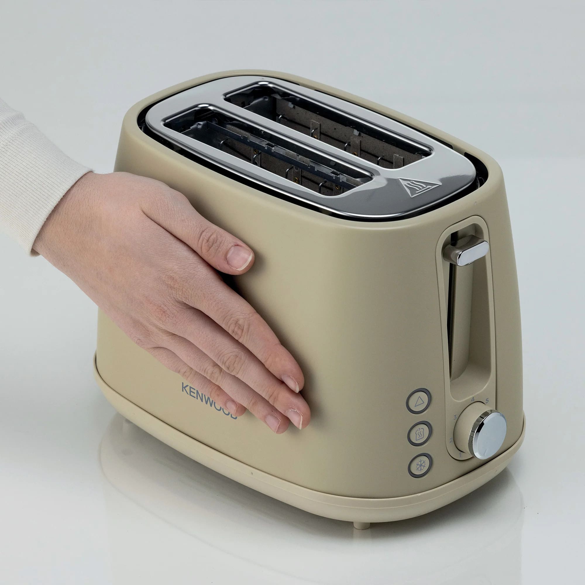 Kenwood 00C014402KEZA Elementa Stainless Steel Electric 2 Slice Toaster - Matt Champagne - Image 3