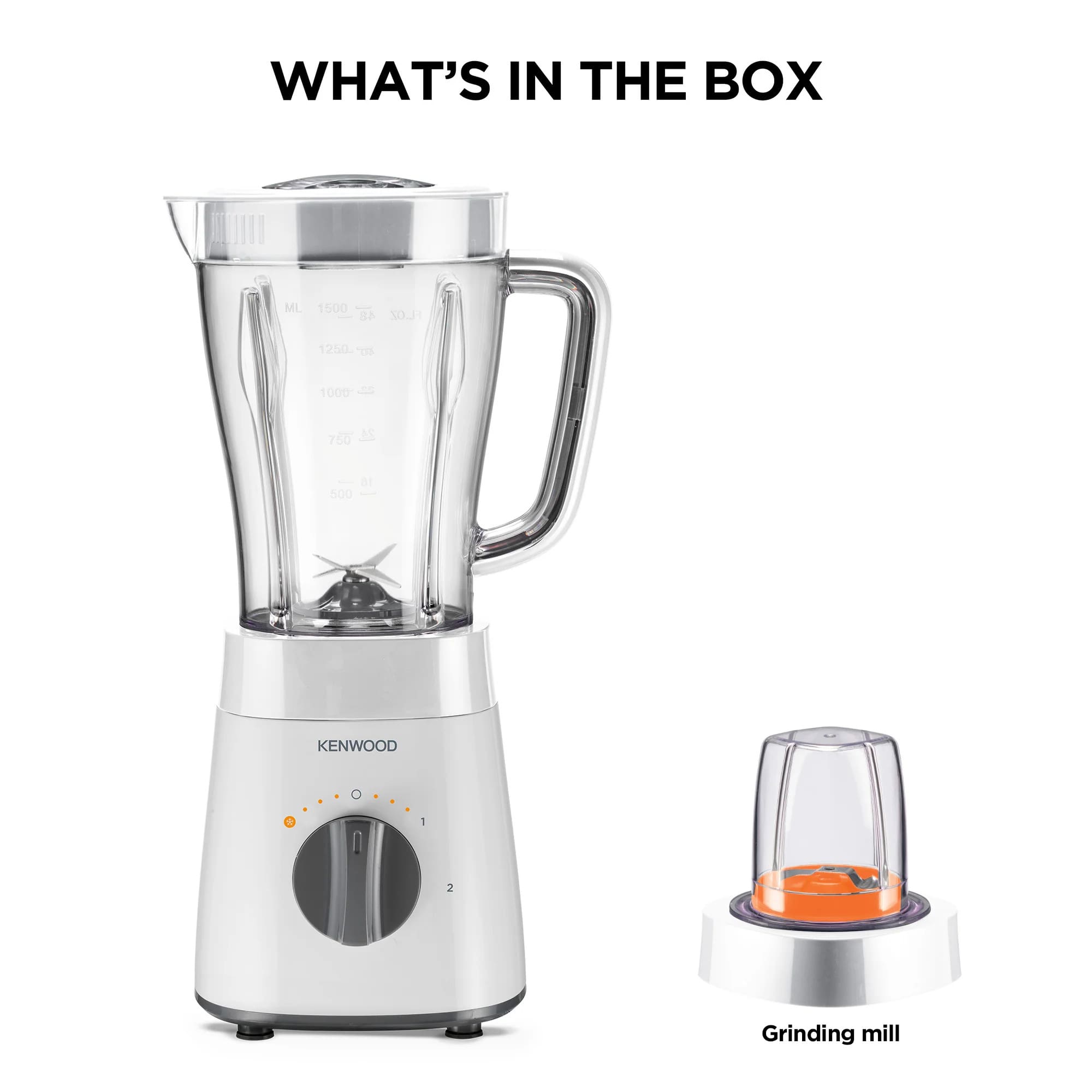Kenwood 00C057611KEZA BLP15.150WH 500W Blender with Mill - Image 5