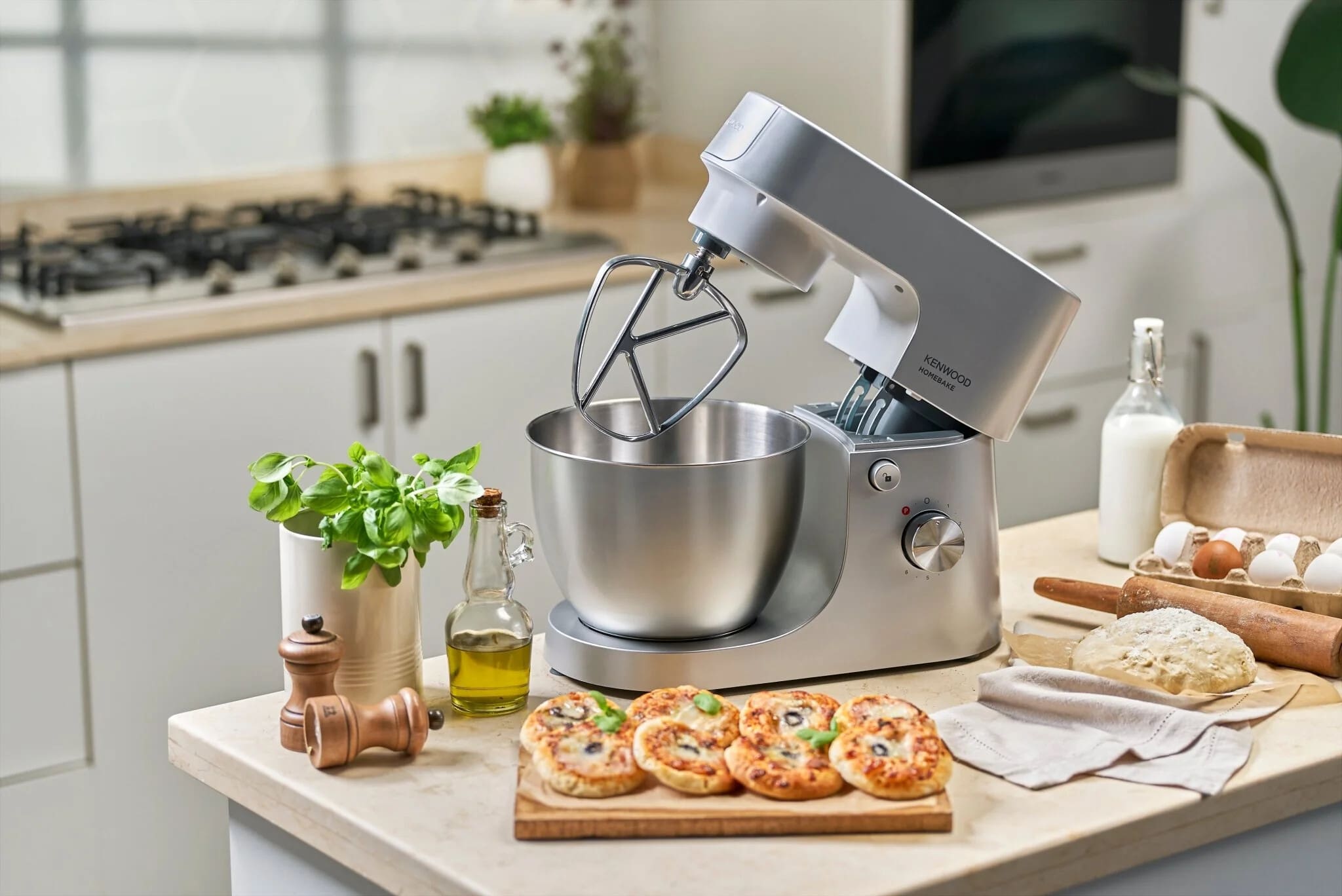 Kenwood KHH01.120SI HomeBake Stand Mixer with Blender - Silver - Image 9