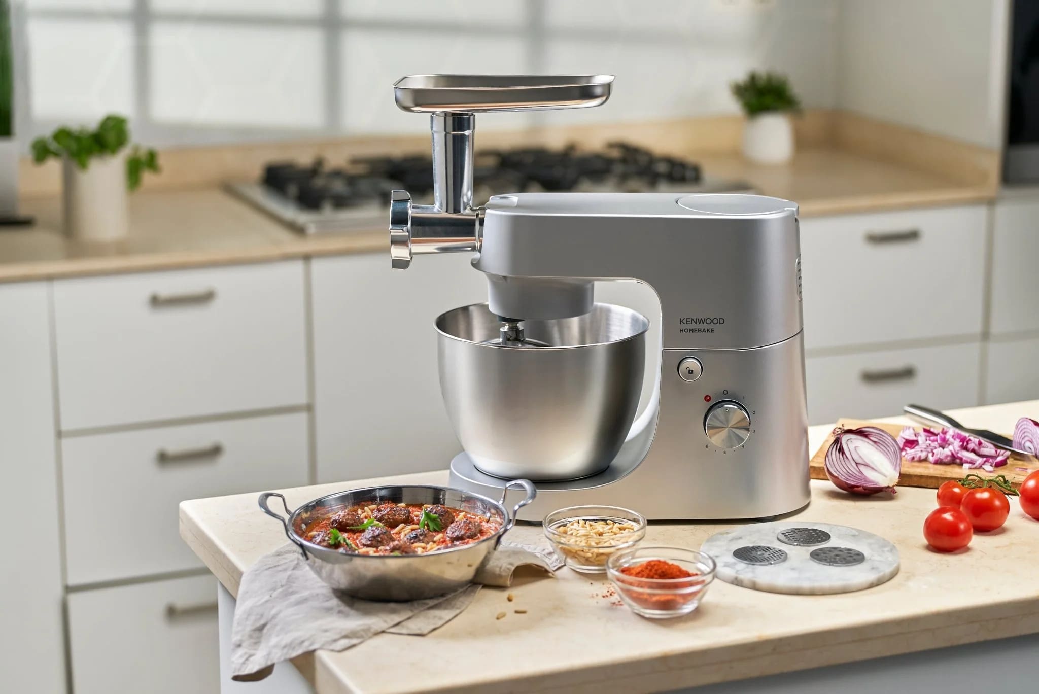 Kenwood 00C158431KEZA HomeBake Stand Mixer with Blender & Meat Grinder - Image 6