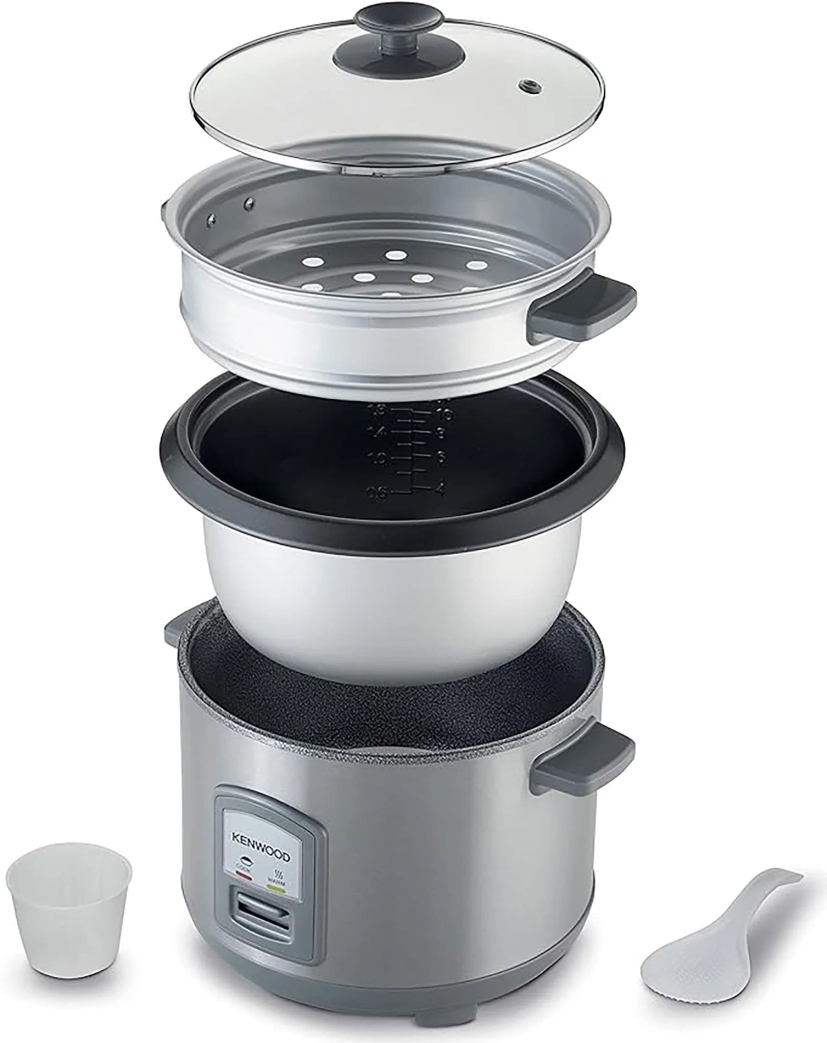 Kenwood 00C290610KEZA Rice Cooker & Steamer 1.8L Stainless Steel - Image 2