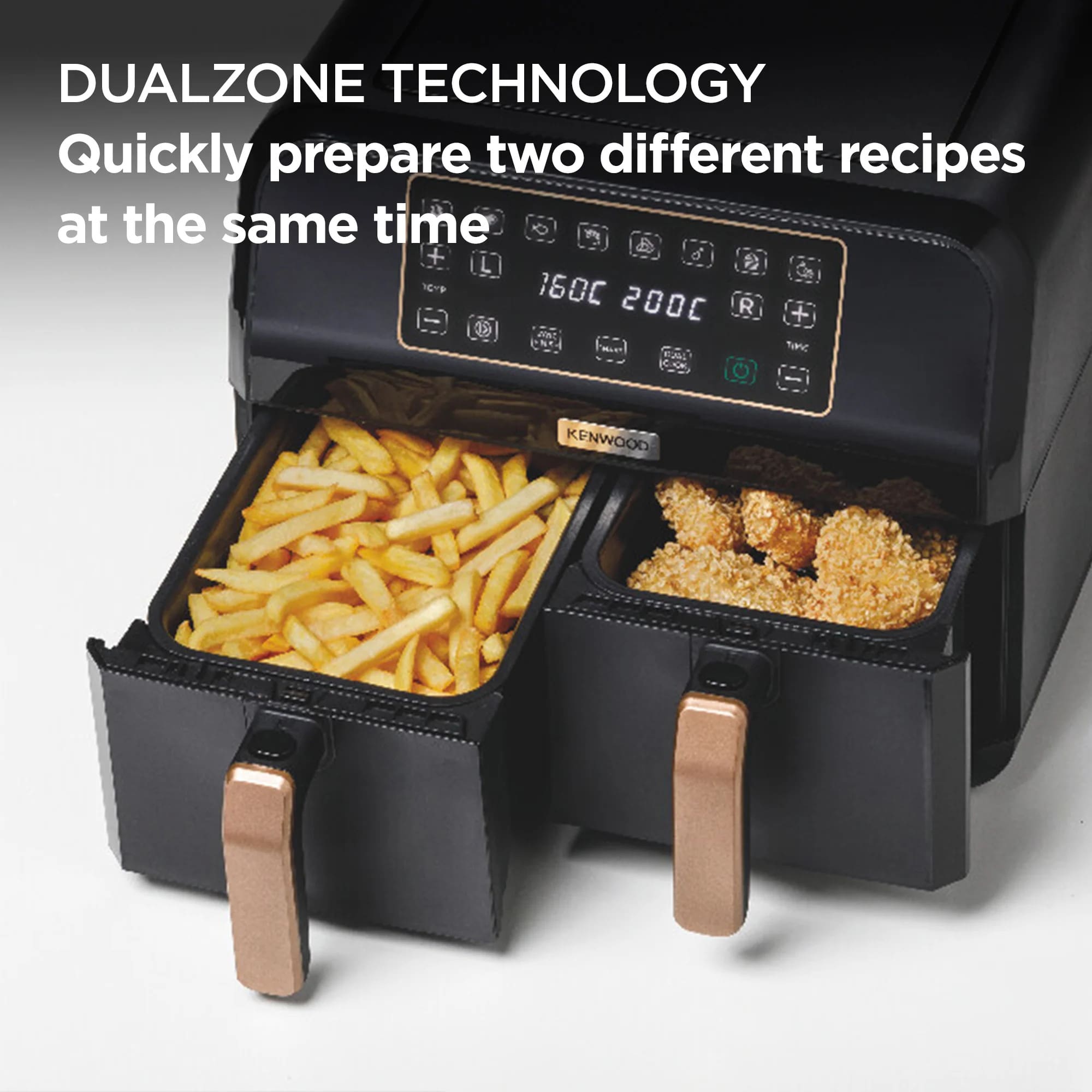 Kenwood HFP70.000BK 11L Healthy FRY Air Fryer & Oven - Image 5