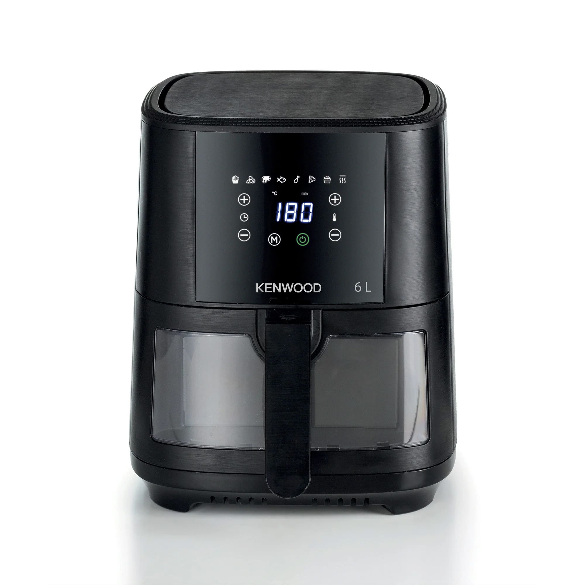 Kenwood HFG60.000BK Air Fryer 6L Single Basket - With Window