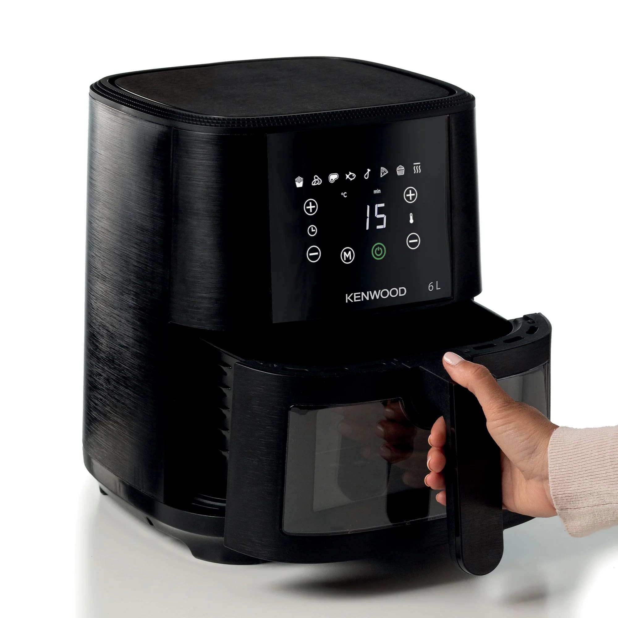 Kenwood HFG60.000BK Air Fryer 6L Single Basket - With Window - Image 6