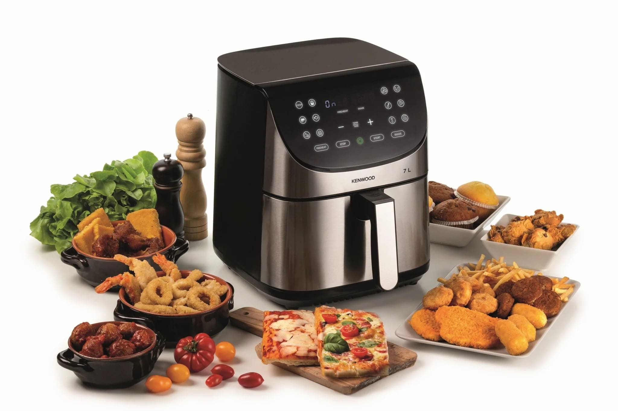 Kenwood 00C462800KEZA 7L Stainless Steel Air Fryer - HFM80.000SS - Image 4