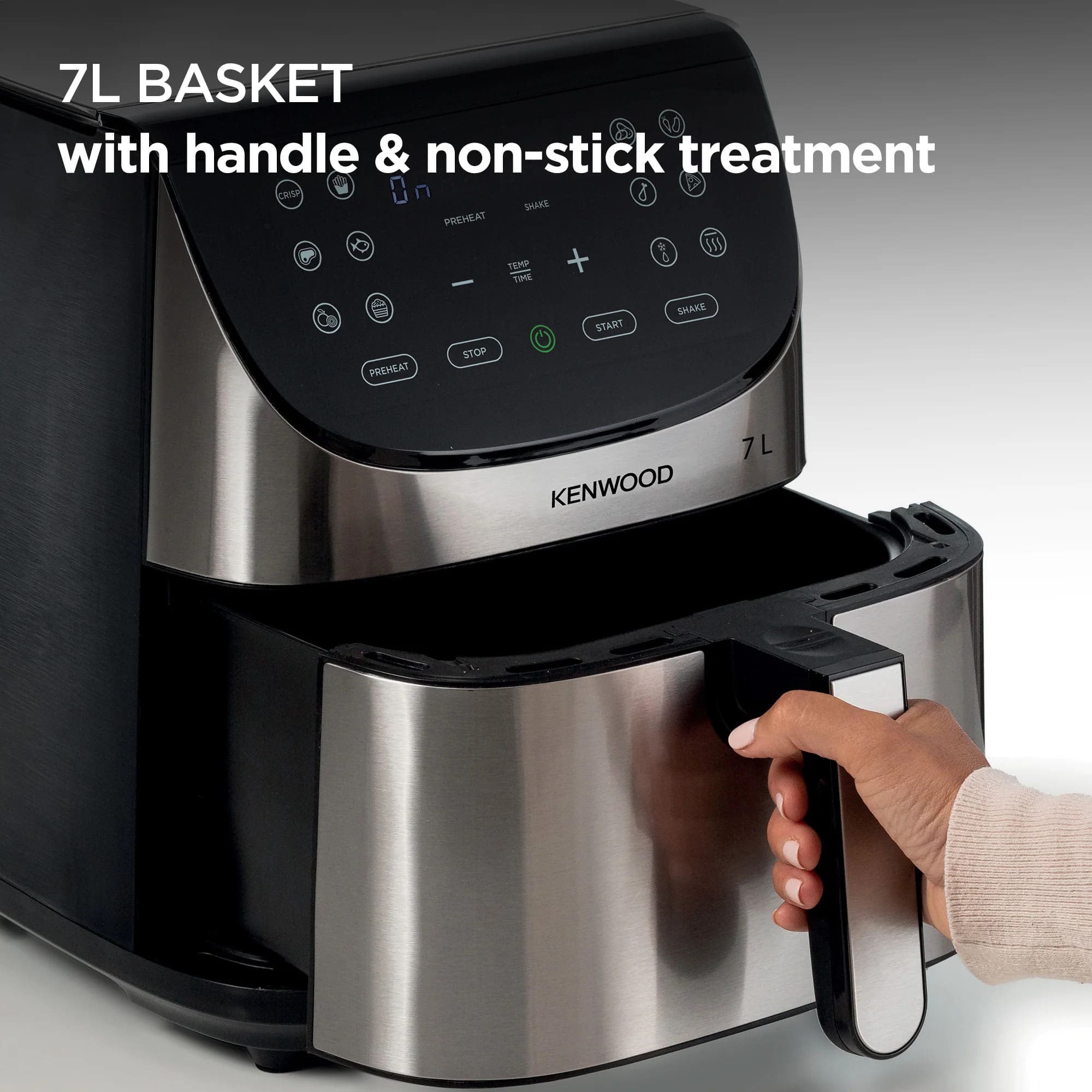 Kenwood 00C462800KEZA 7L Stainless Steel Air Fryer - HFM80.000SS - Image 8