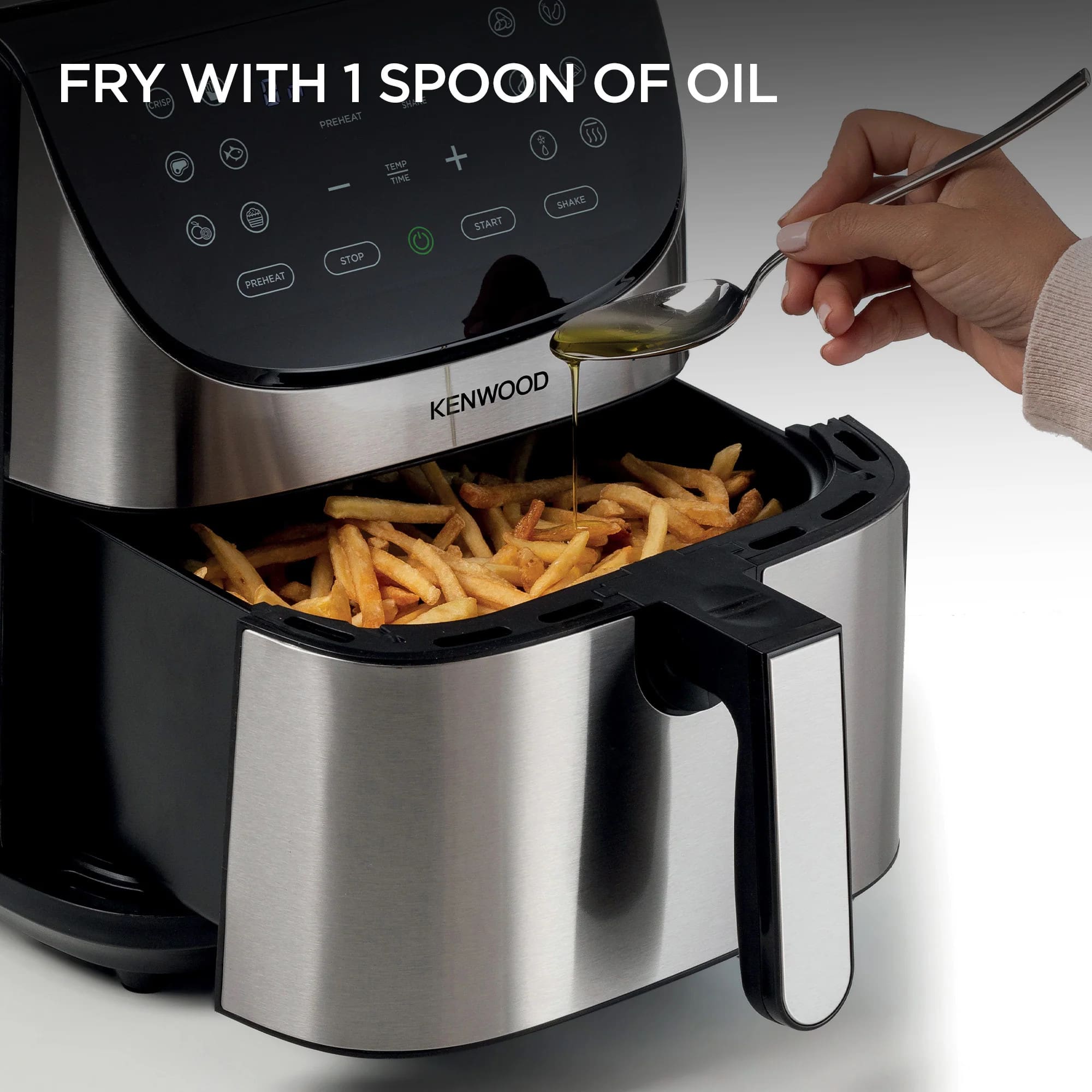 Kenwood 00C462800KEZA 7L Stainless Steel Air Fryer - HFM80.000SS - Image 9