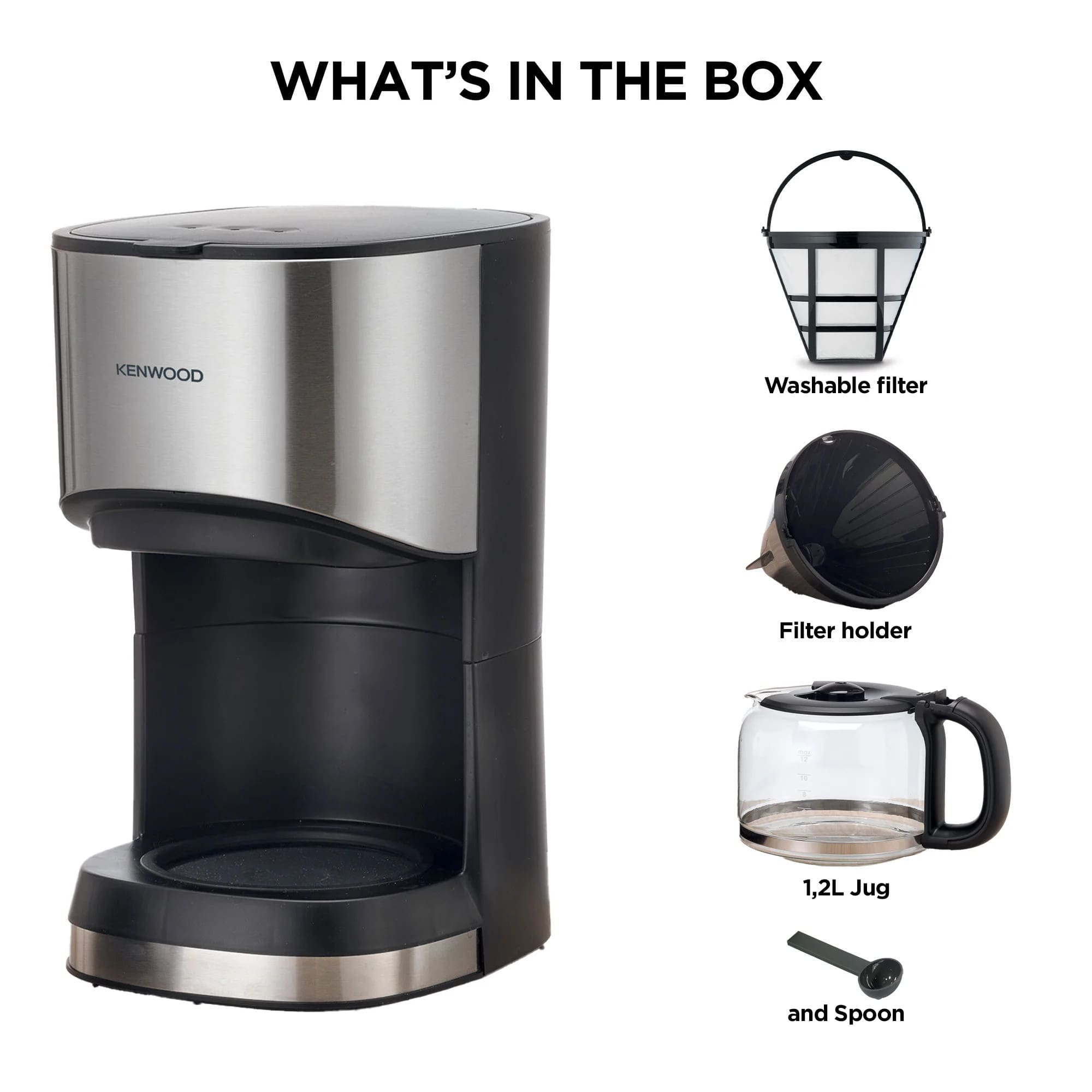 Kenwood CMM10.000BM Drip Coffee Machine - Image 3