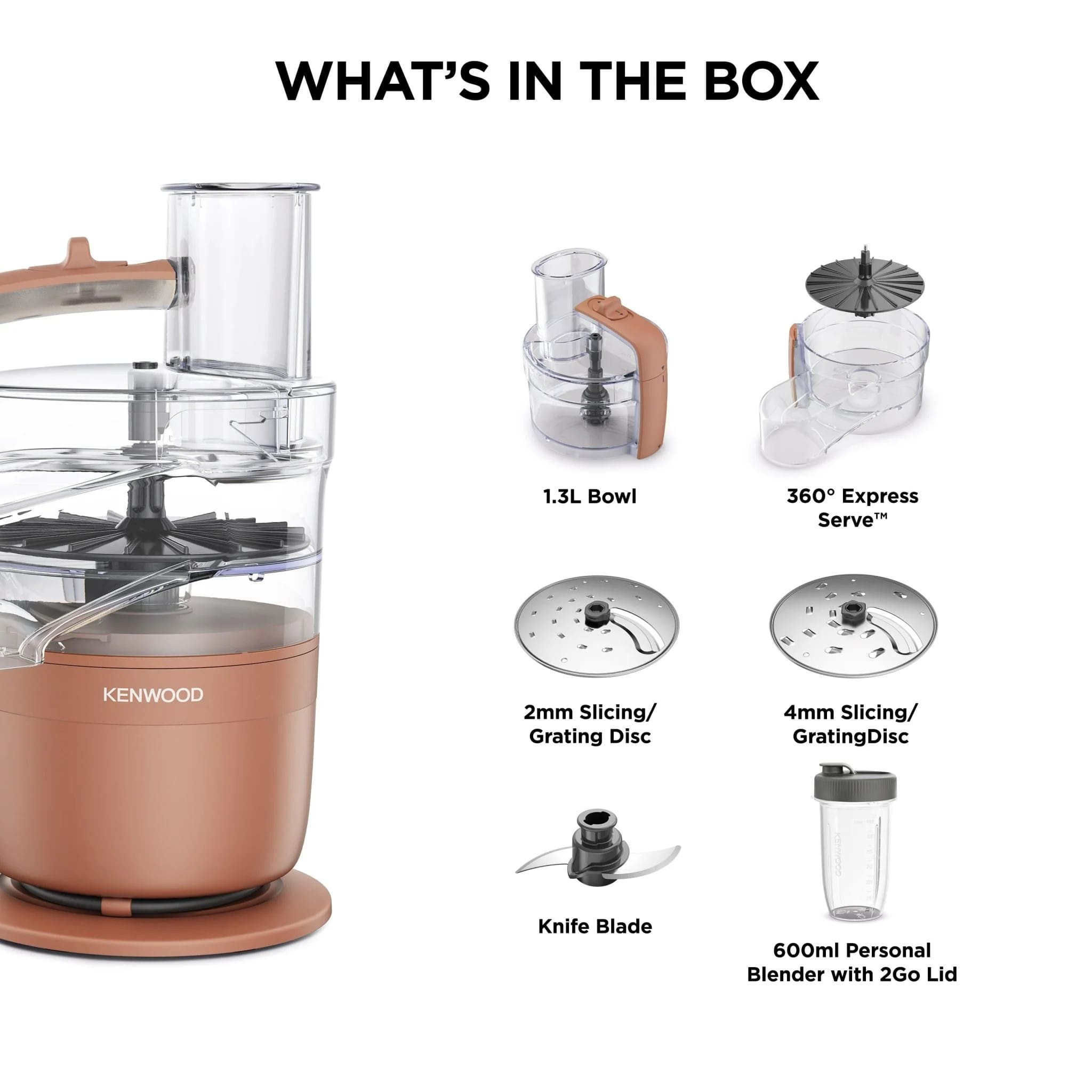 Kenwood FDP23.380RD Blend & Go Blender & Food Processor - Image 3