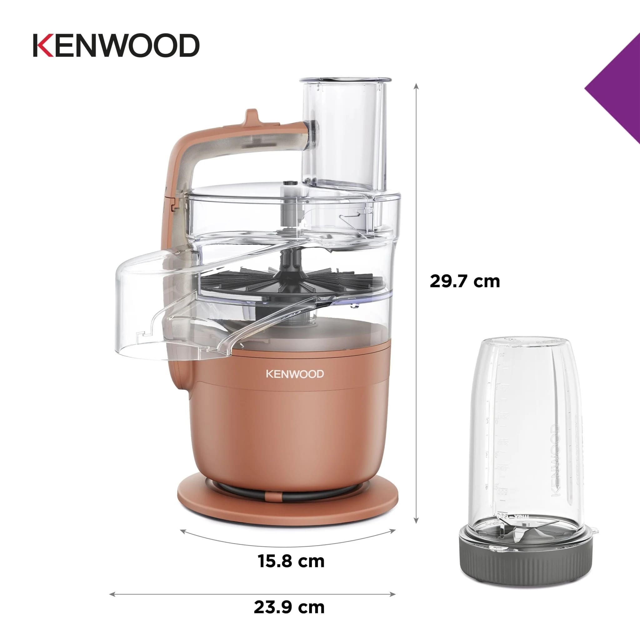 Kenwood FDP23.380RD Blend & Go Blender & Food Processor - Image 4