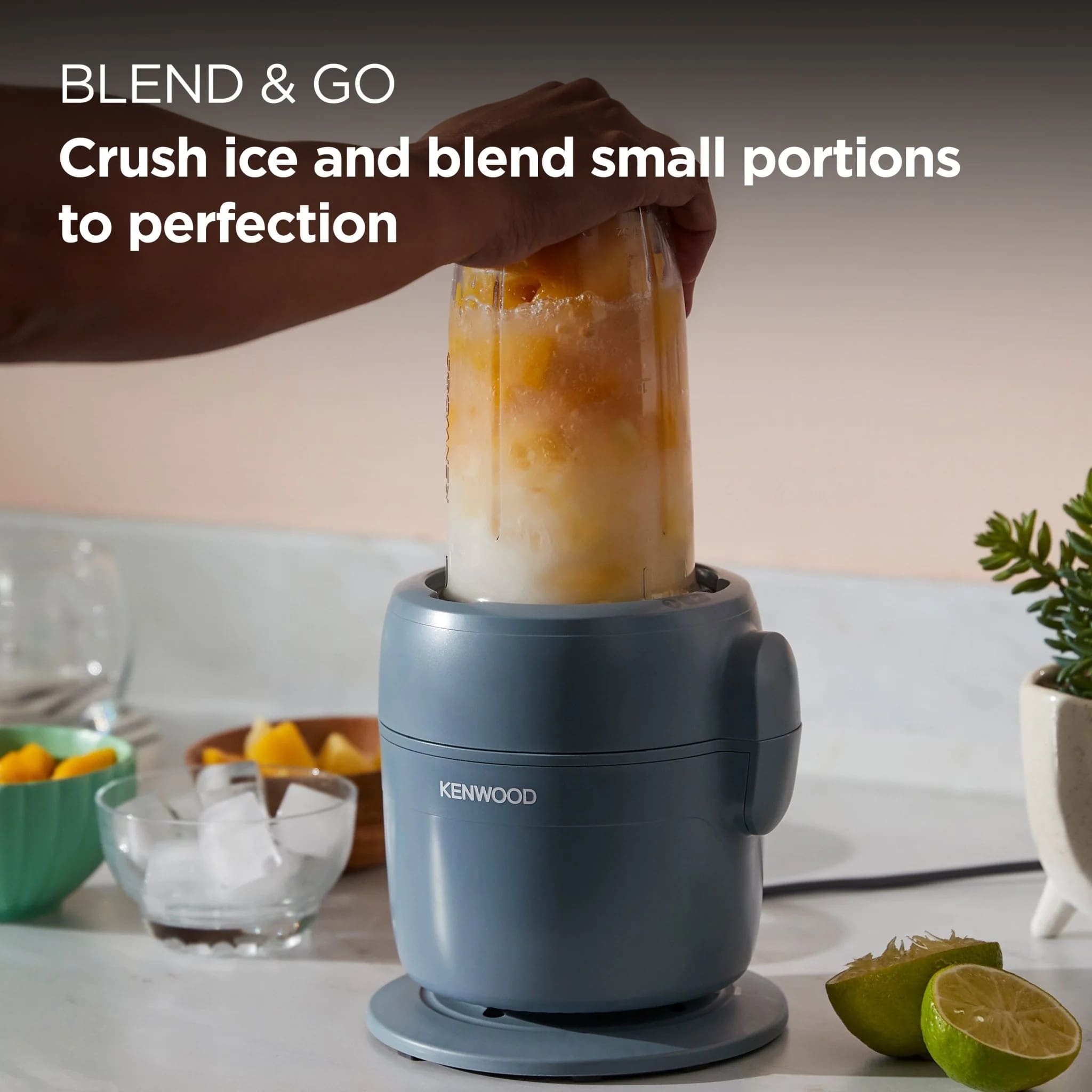 Kenwood FDP23.380GY Go Collection Blend and Go Blender and Food Processor, Grey - Image 6