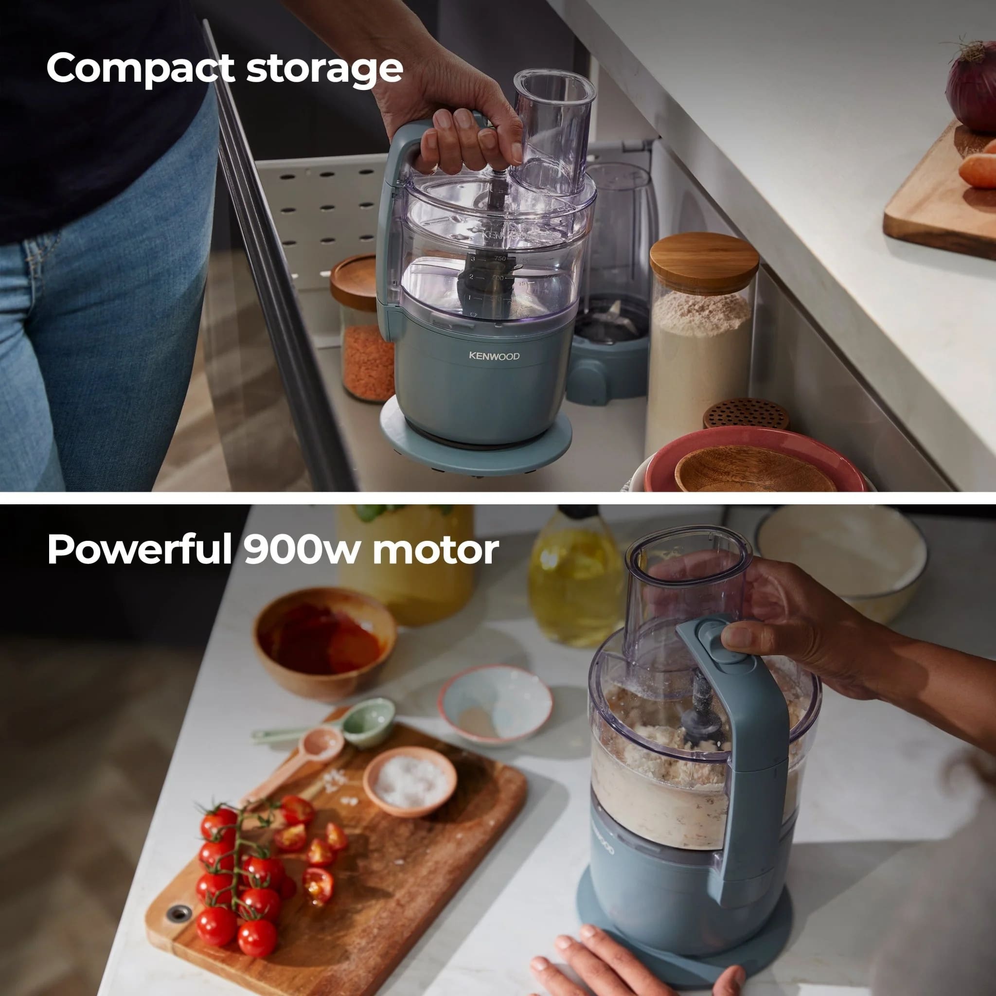 Kenwood FDP23.380GY Go Collection Blend and Go Blender and Food Processor, Grey - Image 8