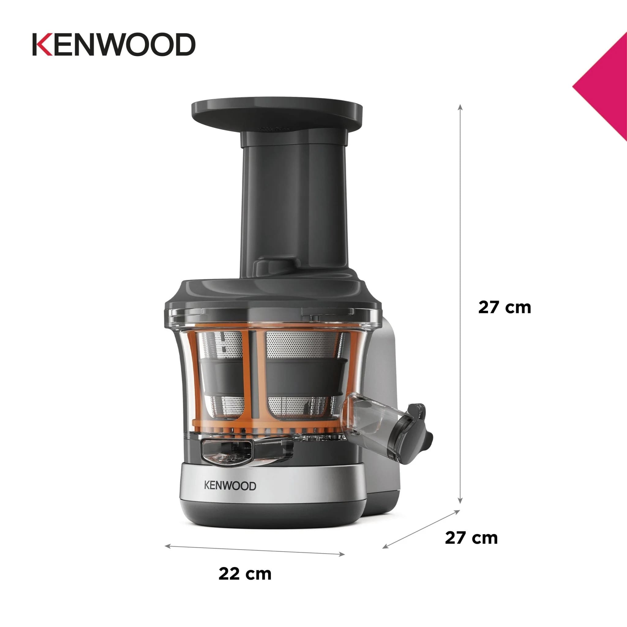 Kenwood KAX720PL PureJuice Slow Press Juicer Attachment - Image 3