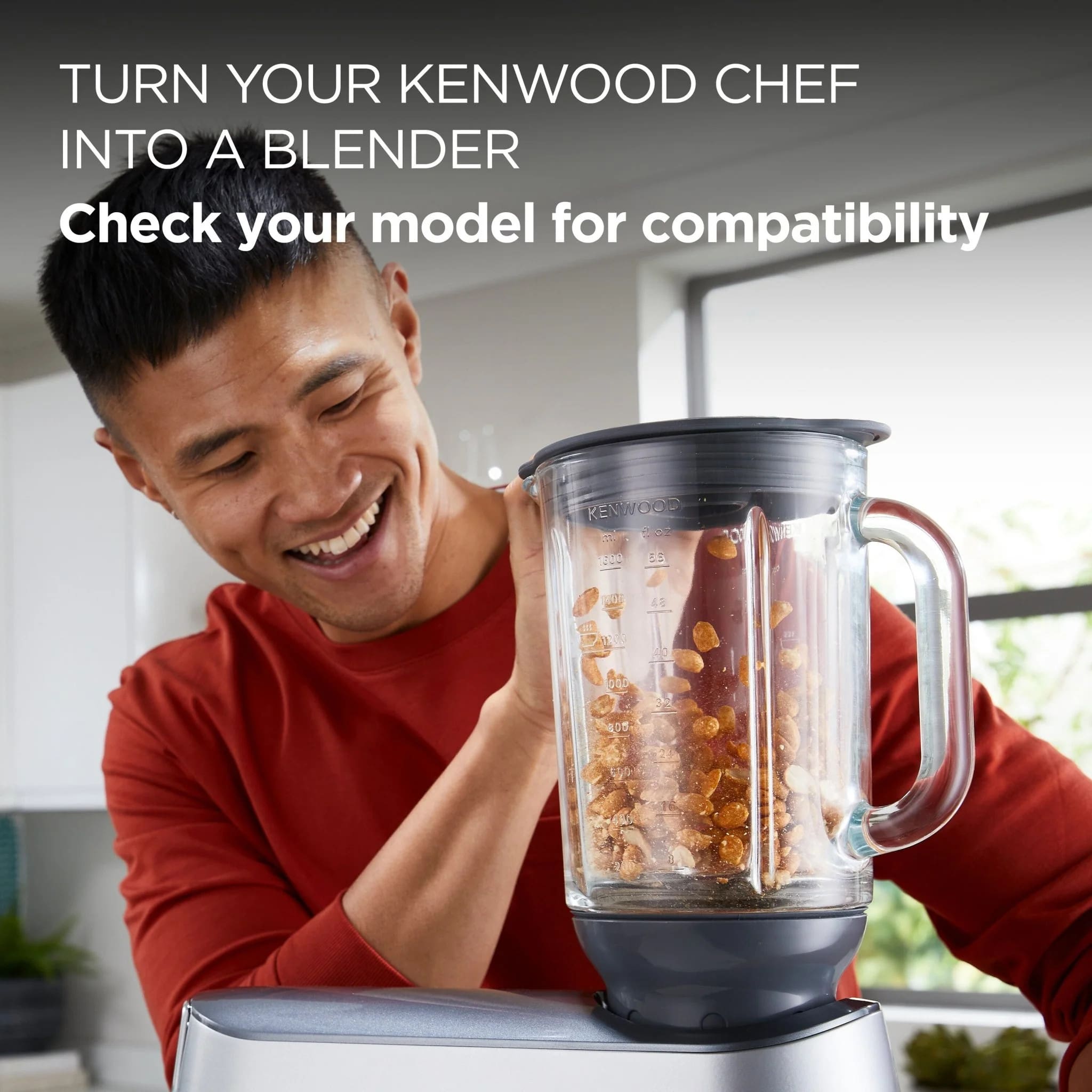 Kenwood KAH359GL Chef & Chef XL Stand Mixer Glass Blender Attachment - Image 5