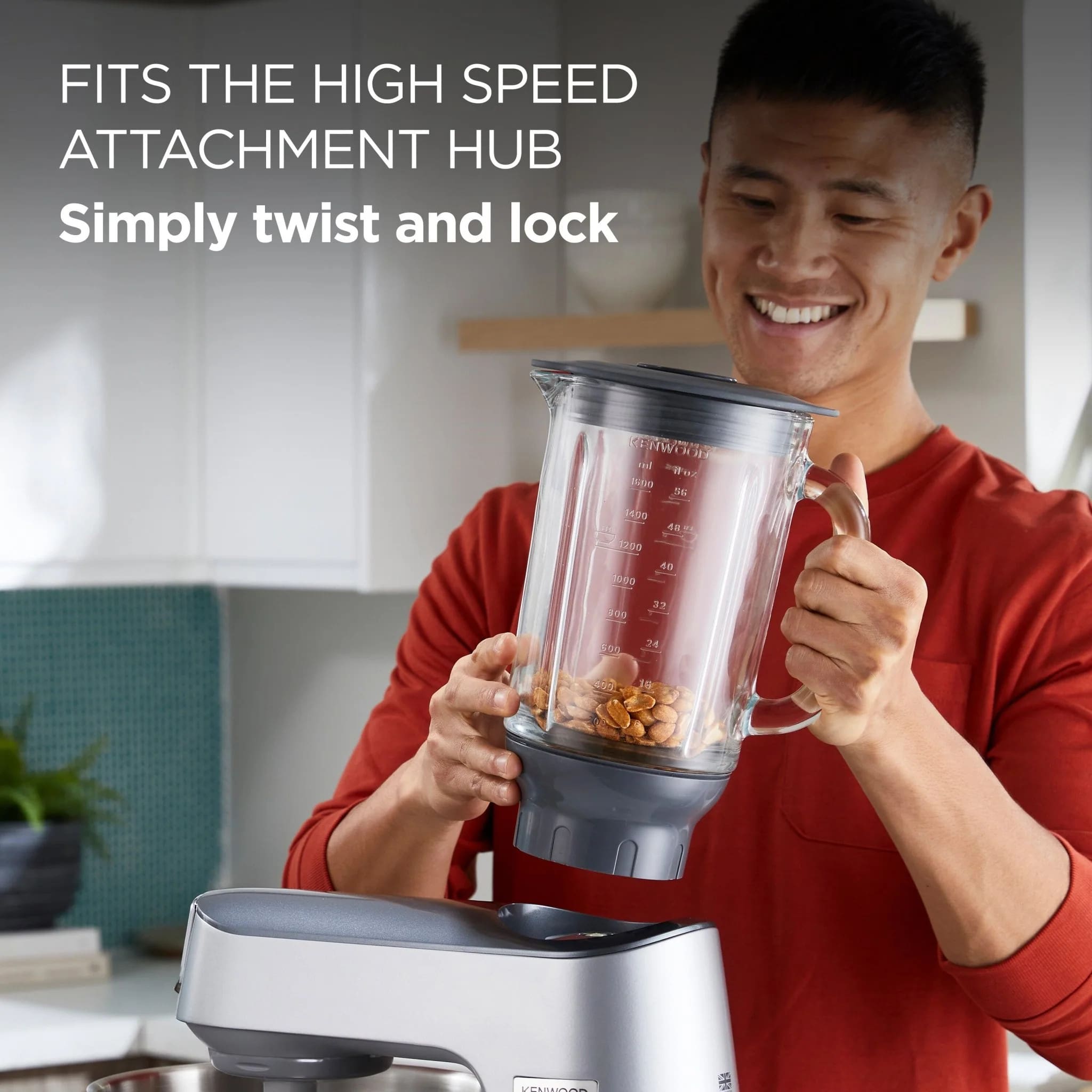 Kenwood KAH359GL Chef & Chef XL Stand Mixer Glass Blender Attachment - Image 6